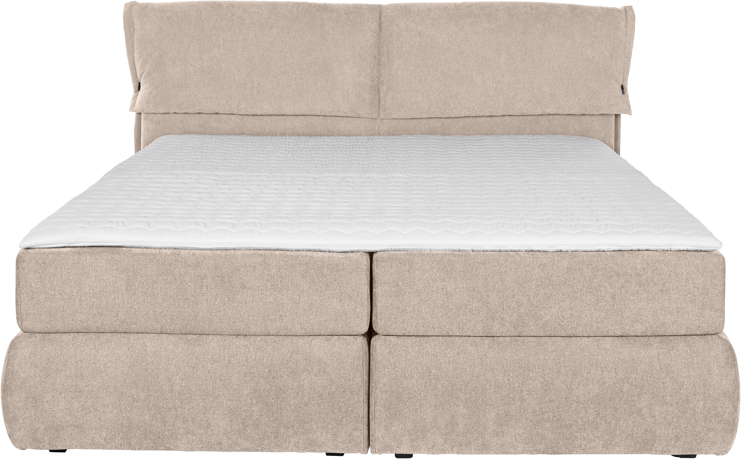 andas Boxspringbett »Jenson«, in 4 Farben, 4 Breiten, 3 Matratzenarten in 2 Härtegraden, Topper