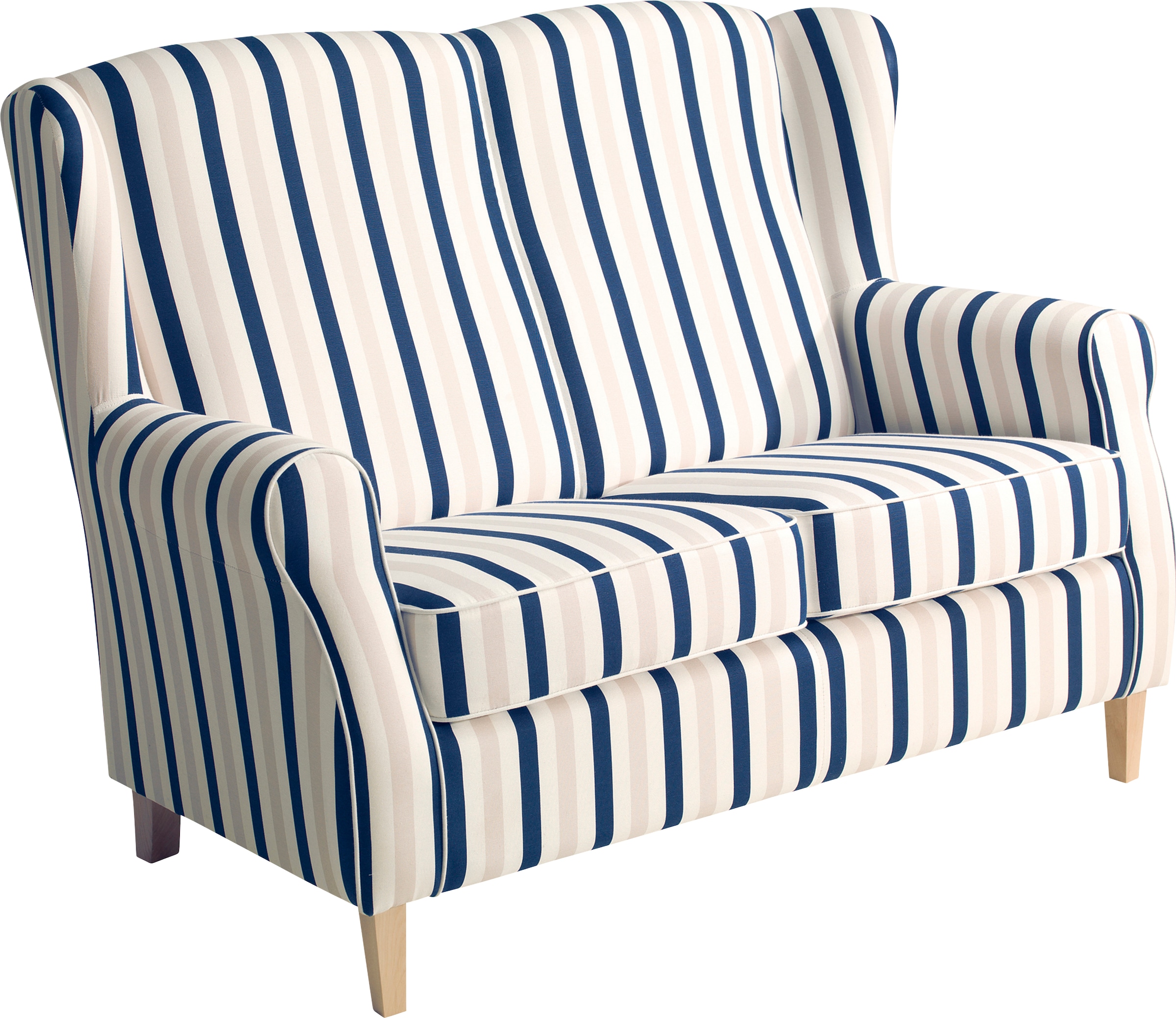 Max Winzer 2-Sitzer "Luke Küchensofa, hohe Rückenlehne, komfortabler Federkern", im Retrolook, Breite 138 cm