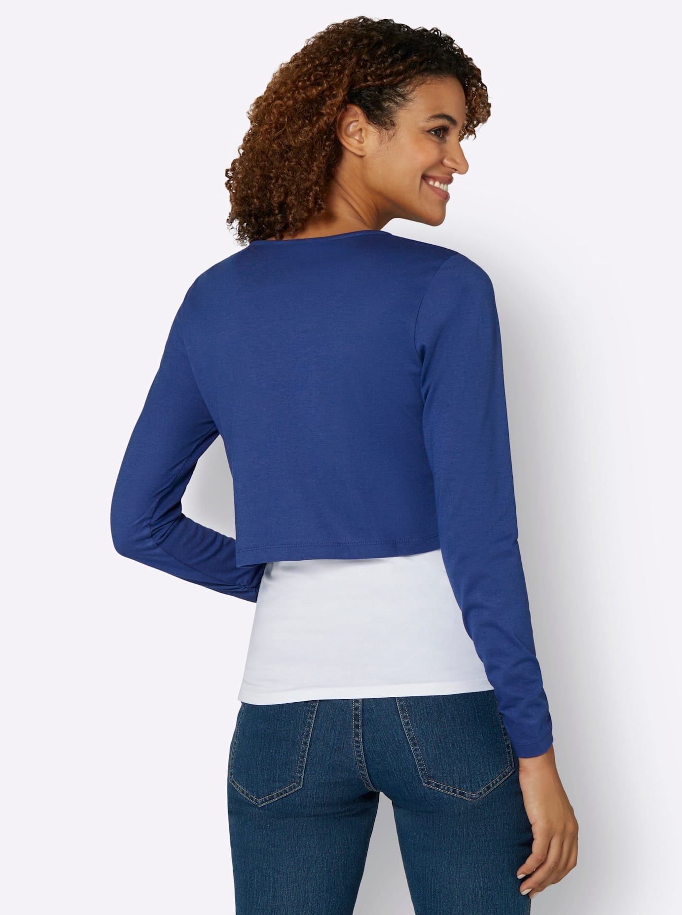 Casual Looks Shirtjacke »Shirtbolero«, (1 tlg.)