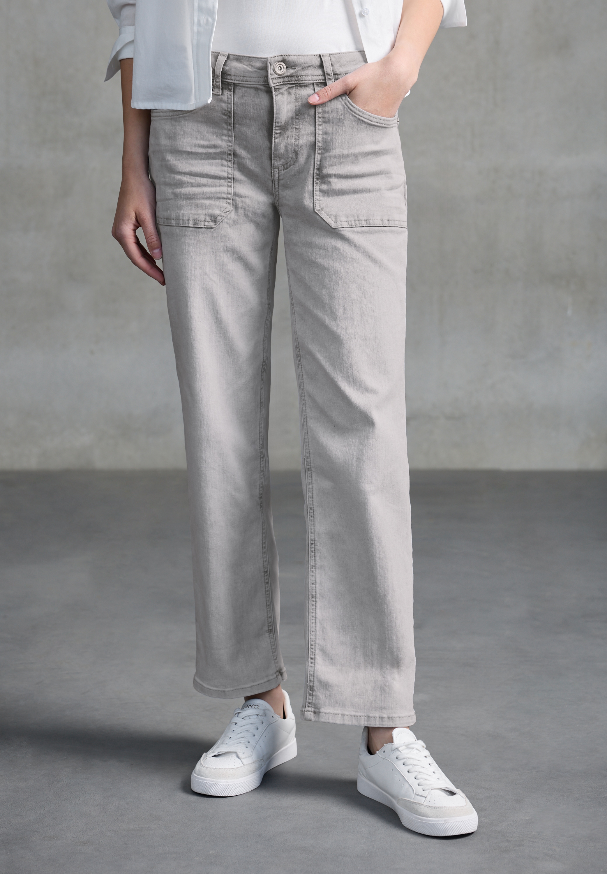 STREET ONE STUDIO Comfort-fit-Jeans Middle Waist