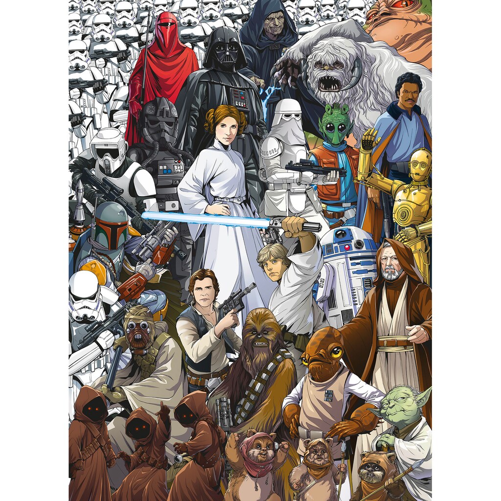 Komar Fototapete »STAR WARS Classic Cartoon Collage«