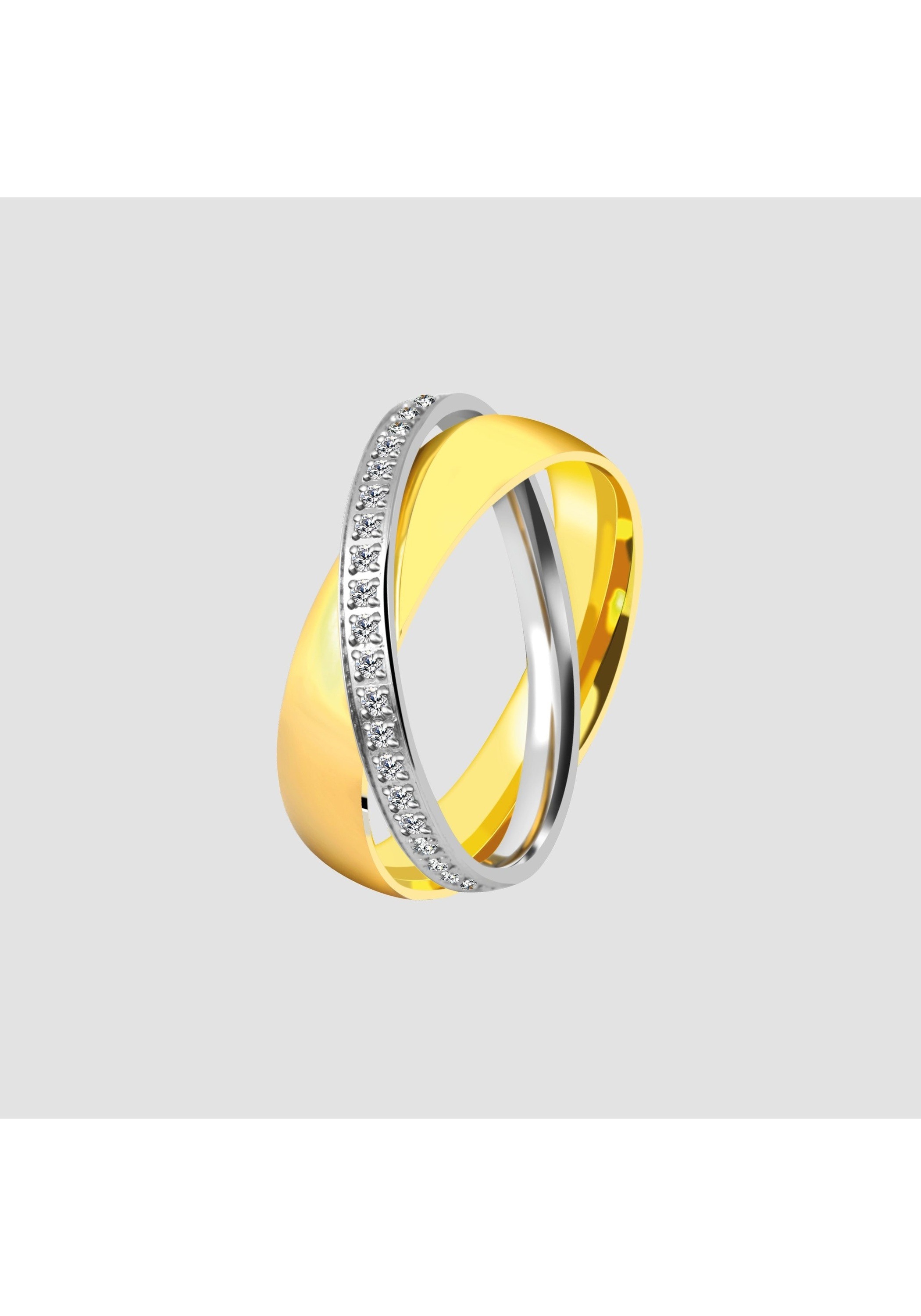 AKZENT Partnerring »Intertwined, langlebig«