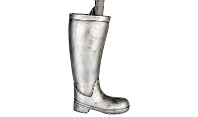 Schirmständer »Regenschirmständer Stiefel, silber«, (1 St.), für Regenschirme, Höhe 45...