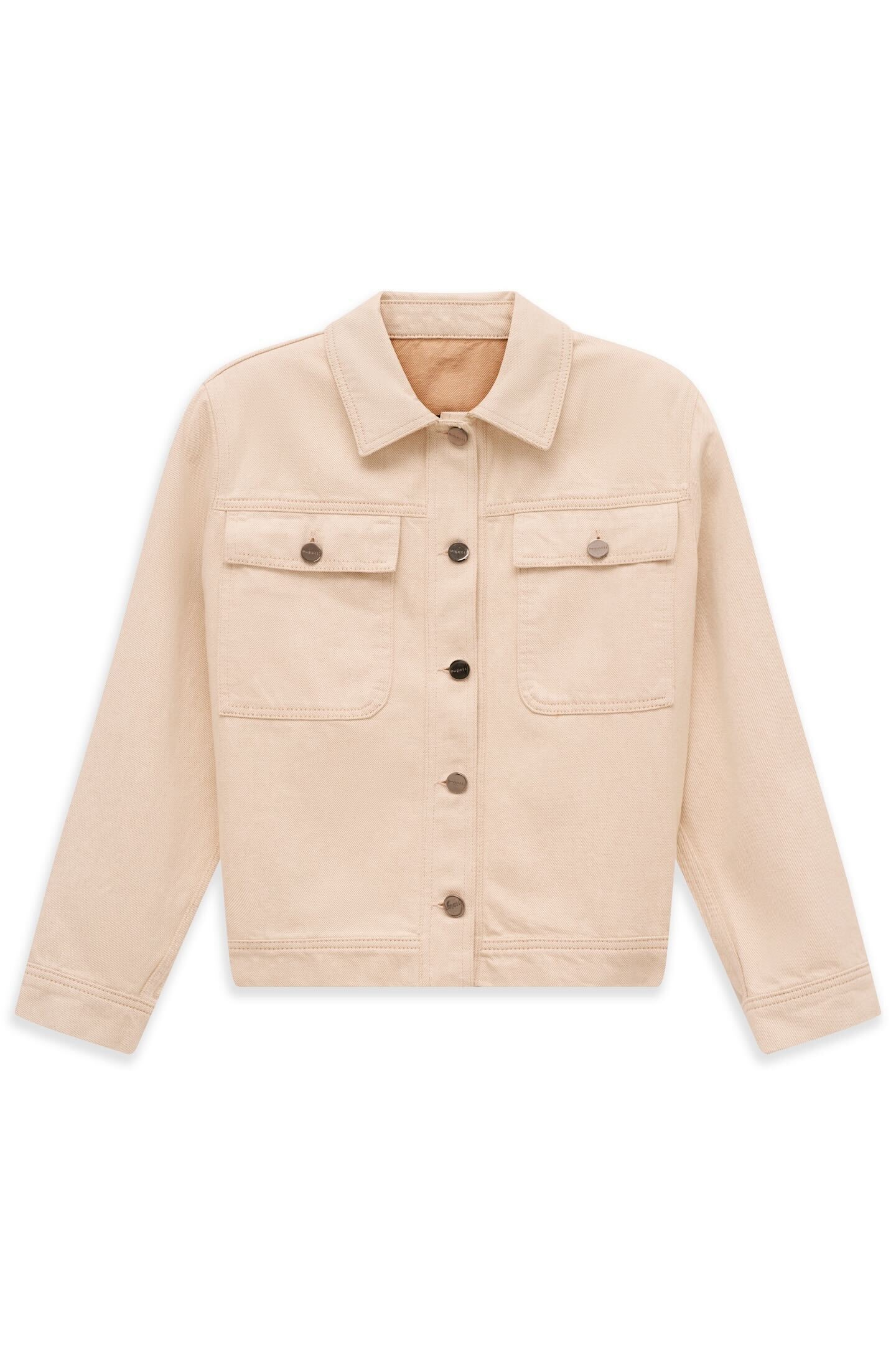 Thumbnail - bugatti Jeansjacke "Loose Fit" aus Baumwolle mit Hemdkragen