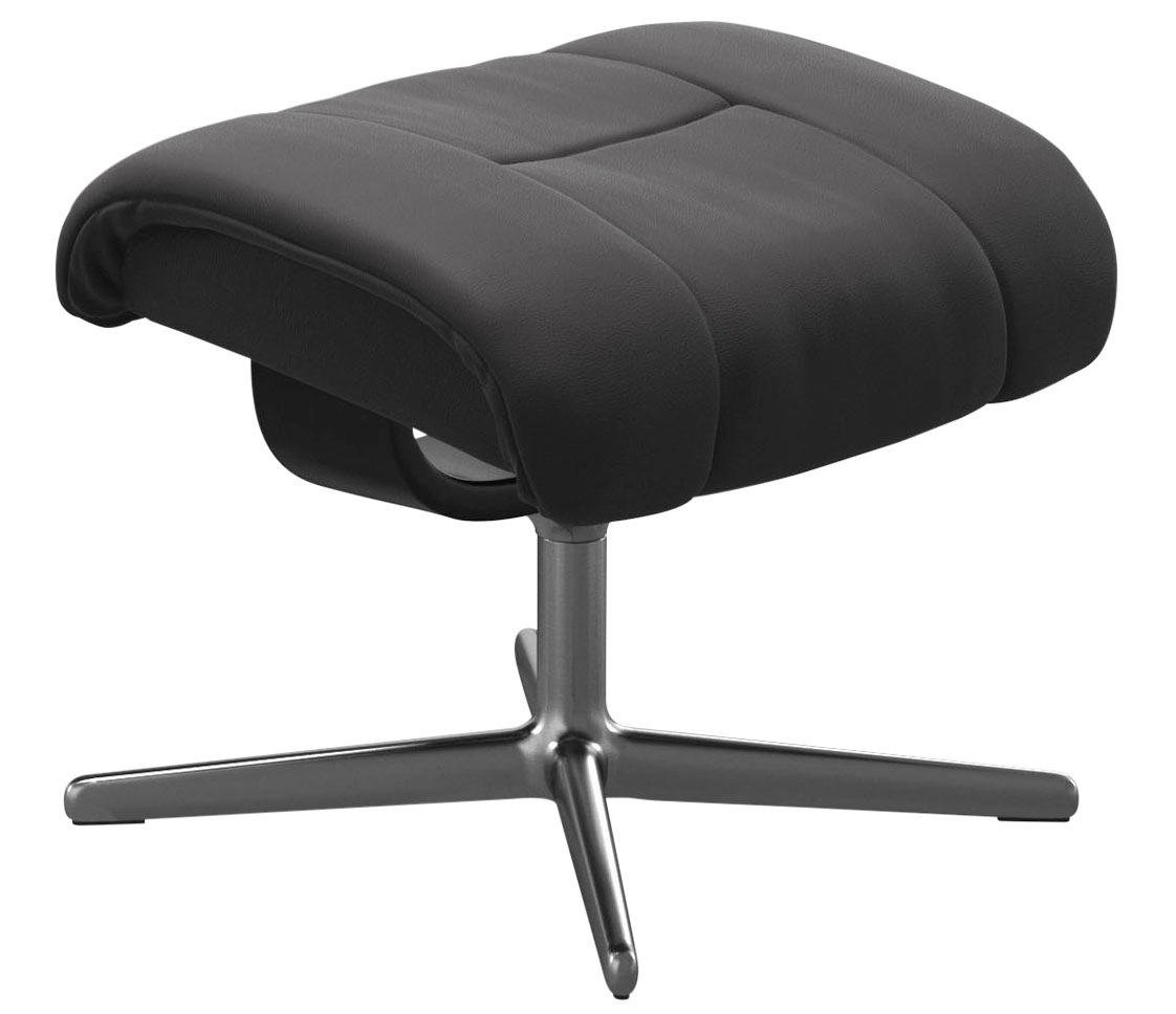 Stressless® Fußhocker »Reno«, mit Cross Base, Größe S, M & L, Holzakzent Schwarz
