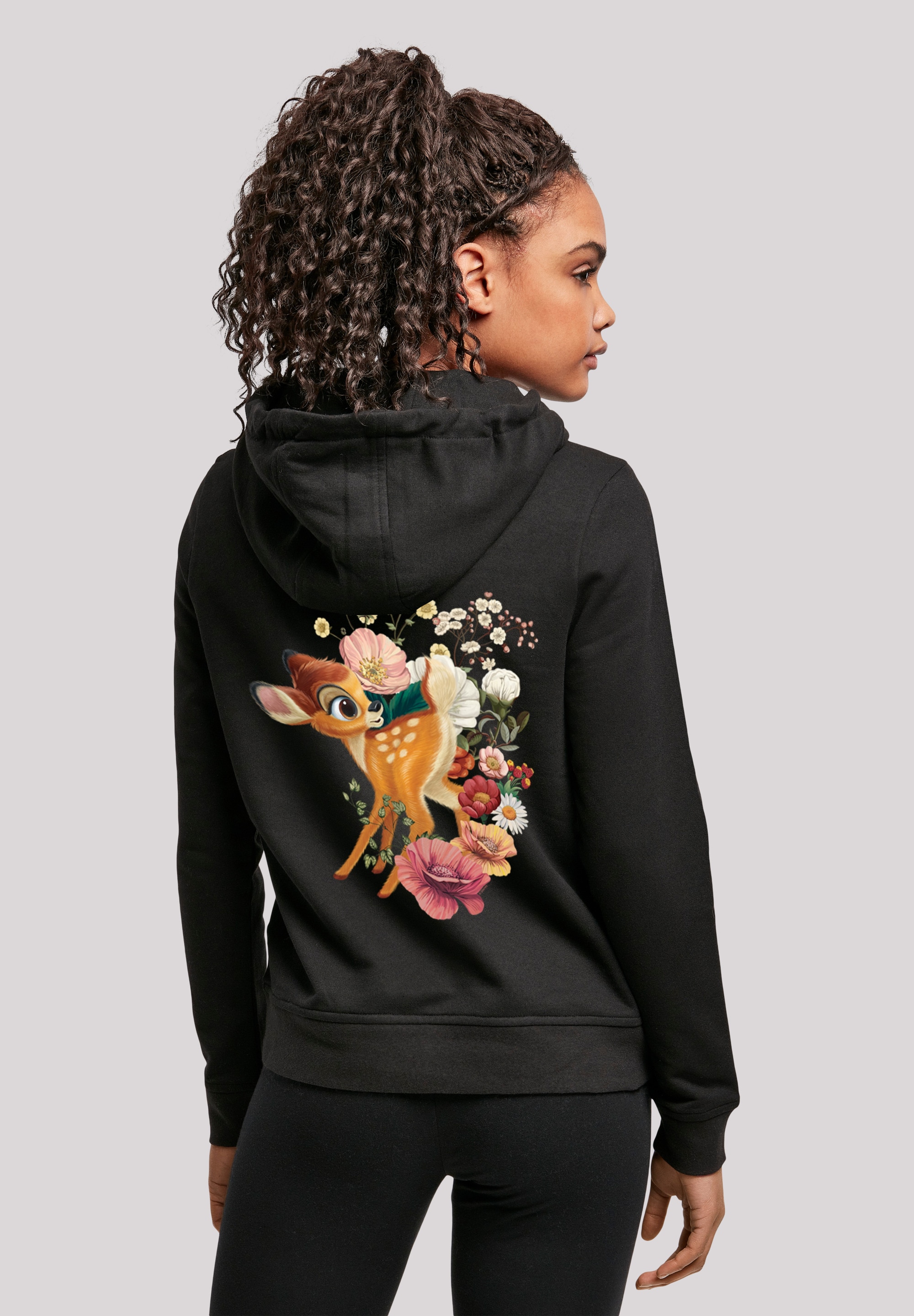 F4NT4STIC Kapuzenpullover »F4NT4STIC Damen Disney Bambi Meadow with Ladies Basic Hoody« 1 Stk.