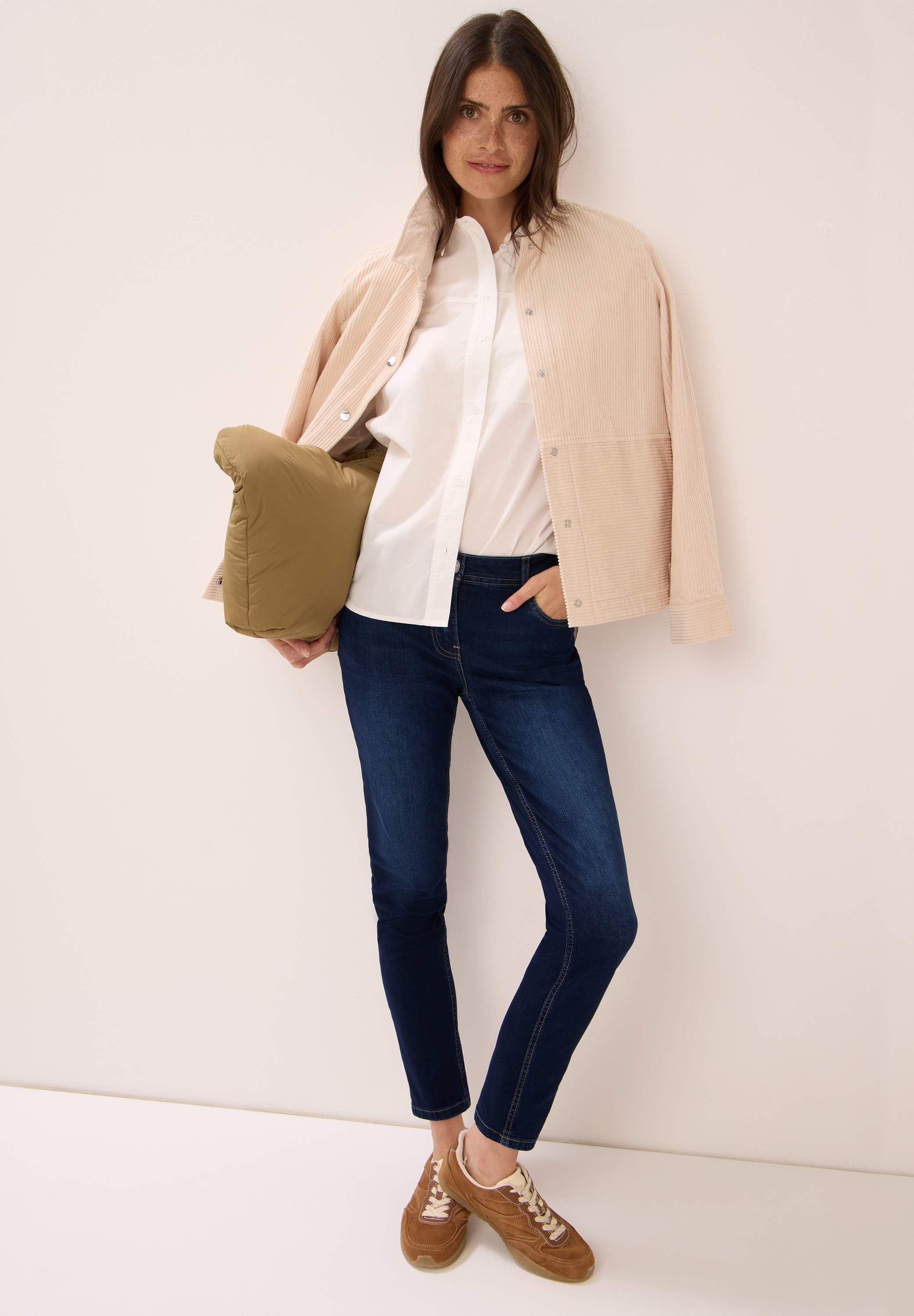 Cecil Slim-fit-Jeans, Middle Waist