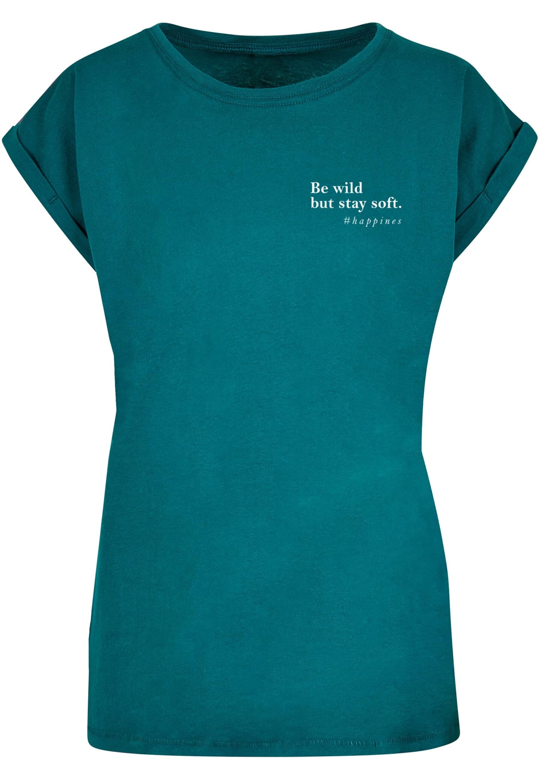 Merchcode T-Shirt "Merchcode Damen Ladies Happines T-Shirt", (1 tlg.) günstig online kaufen