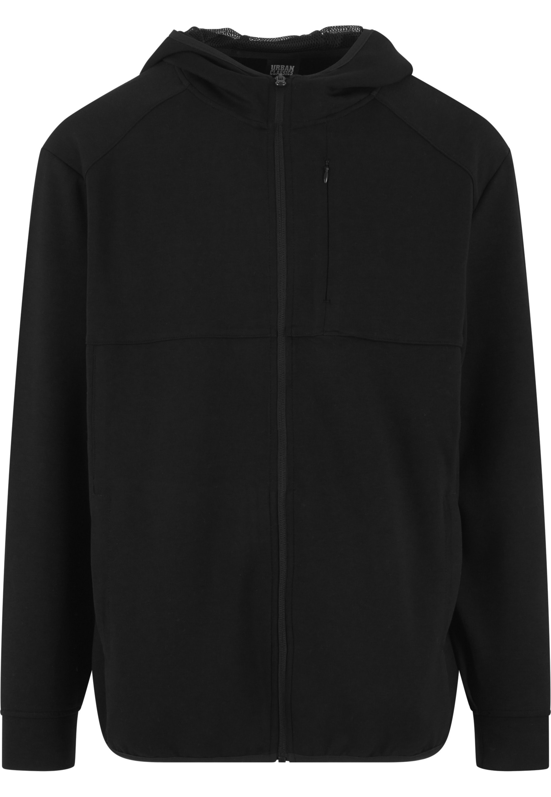 URBAN CLASSICS Sweatjacke "Urban Classics Scuba Zip Pocket Hoody"
