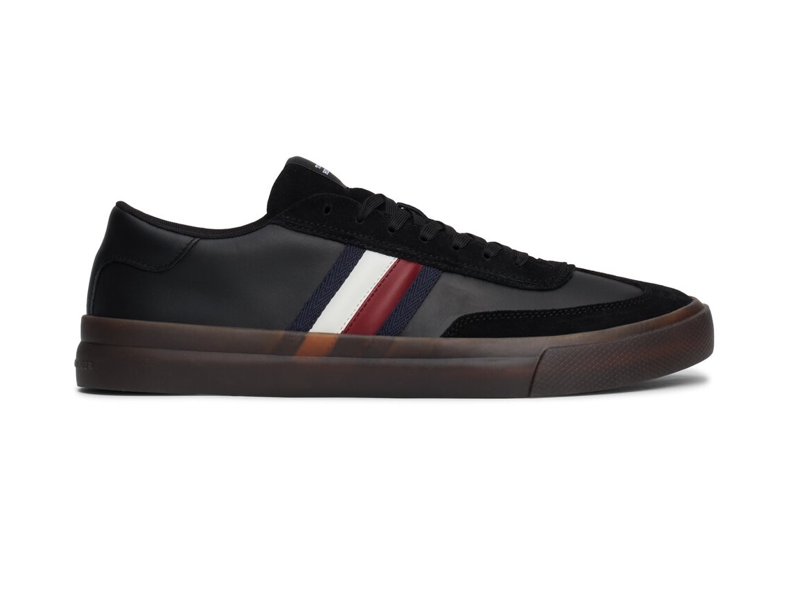 Tommy Hilfiger Sneaker »TH CUPSET TERRACE«, Freizeitschuh, Halbschuh, Schnürschuh mit seitlichen Streifen