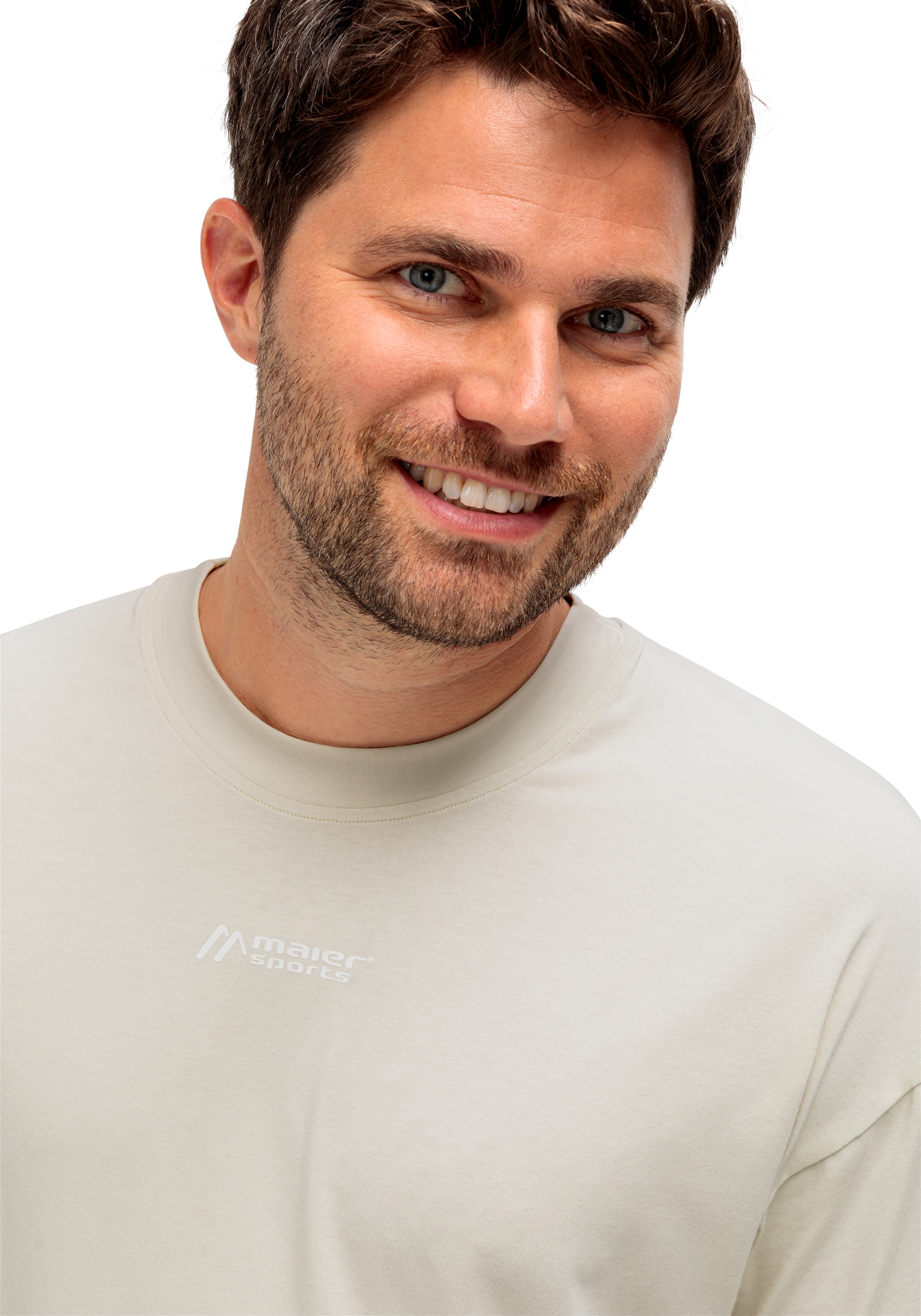 Maier Sports Kurzarmshirt "MS FAV TEE" Unisex T-Shirt lockere Passform mit günstig online kaufen