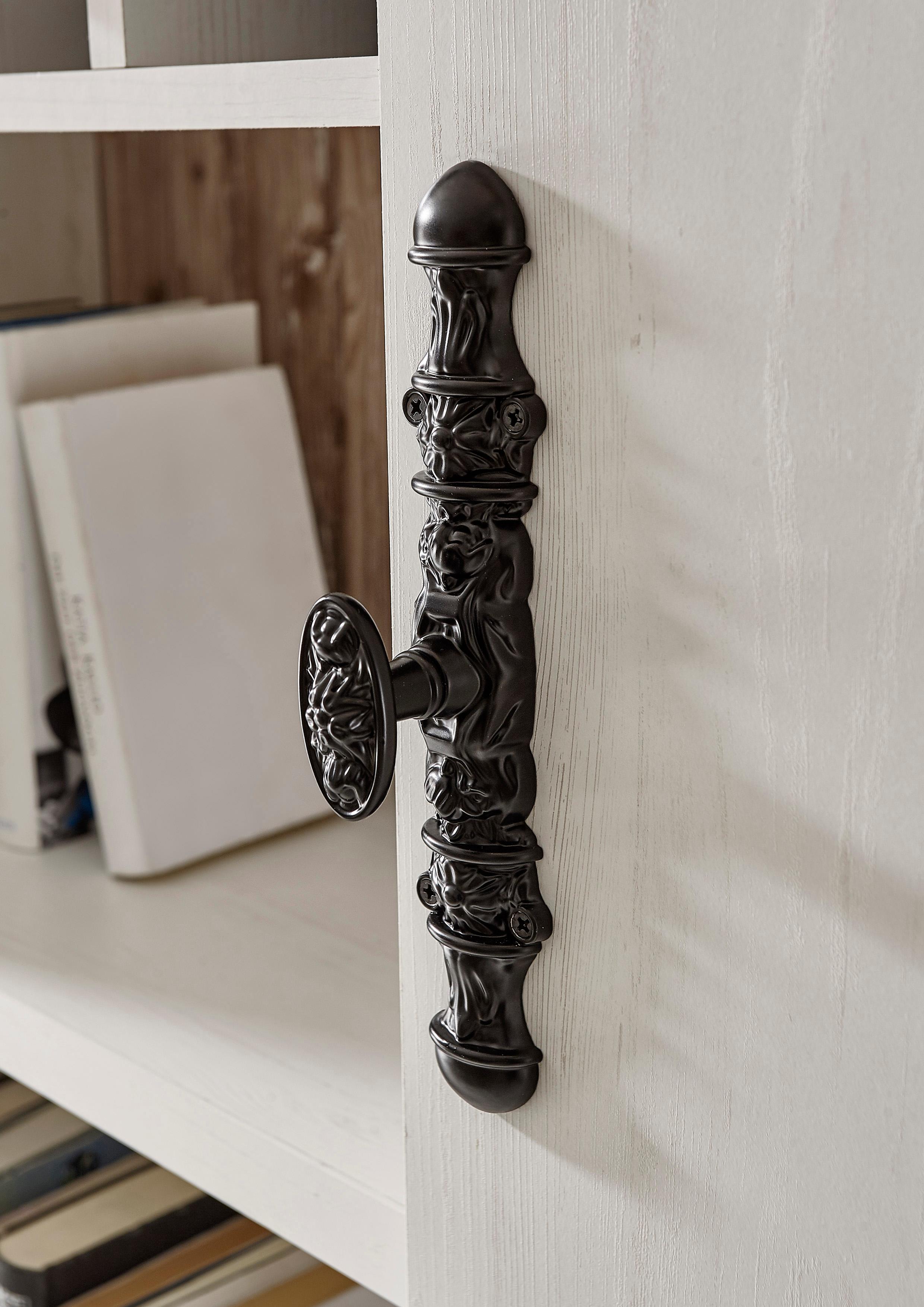 Thumbnail - Home affaire Wohnwand "Florenz, Anbauwand im Landhausstil, Komplettset mit Metallgriffen" Set, 4 Stk. tlg.