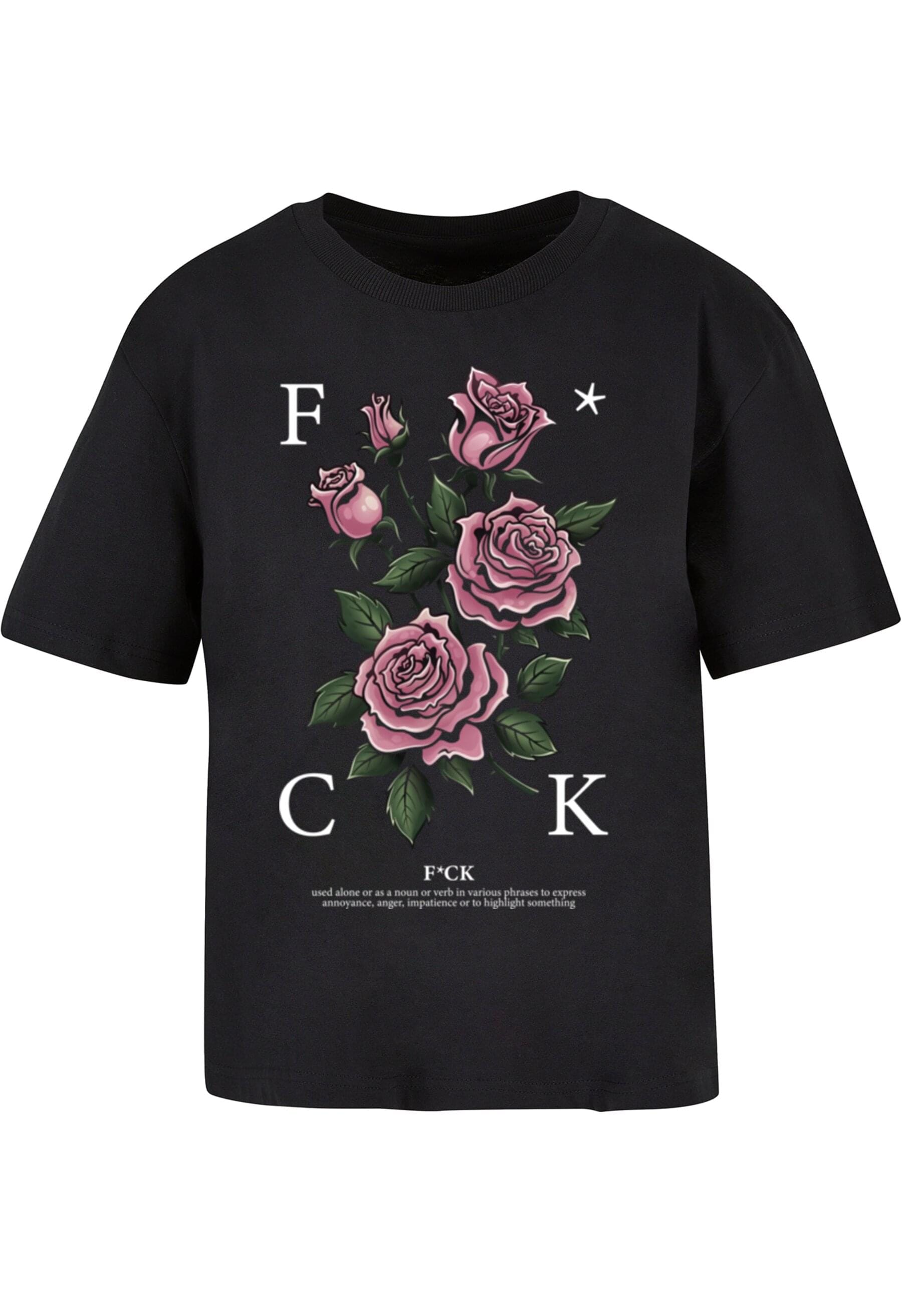 Miss Tee T-Shirt "Miss Tee F*cking Roses Tee" 1 Stk. tlg. günstig online kaufen