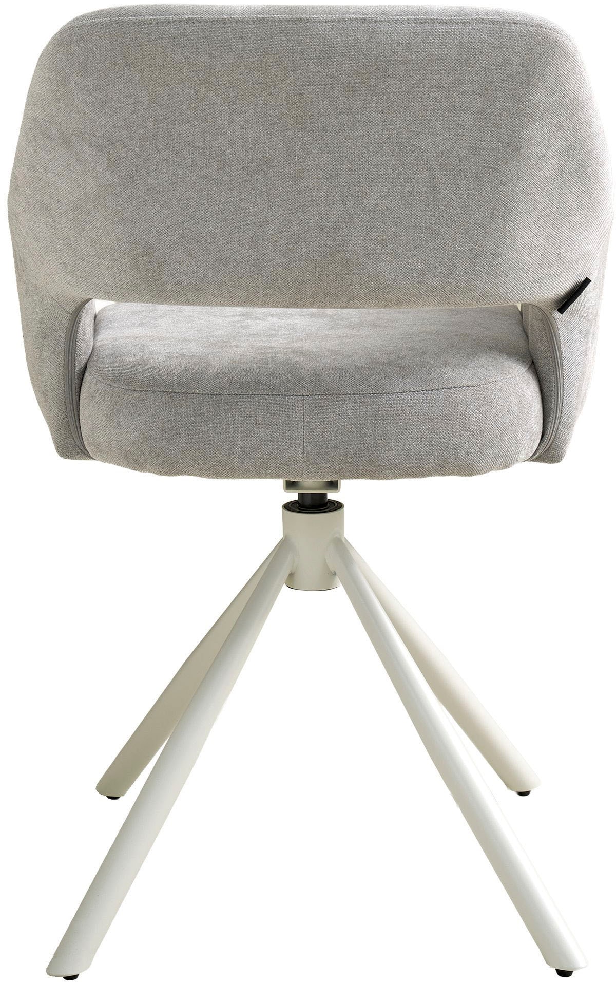 SCHÖNER WOHNEN-Kollektion Esszimmerstuhl »STAVANGER, 360° drehbar mit Rückholfunktion« (Set) 2 Stk.mit Taschenfederkern, Bezug Webstoff, Untergestell pulverbeschichtet