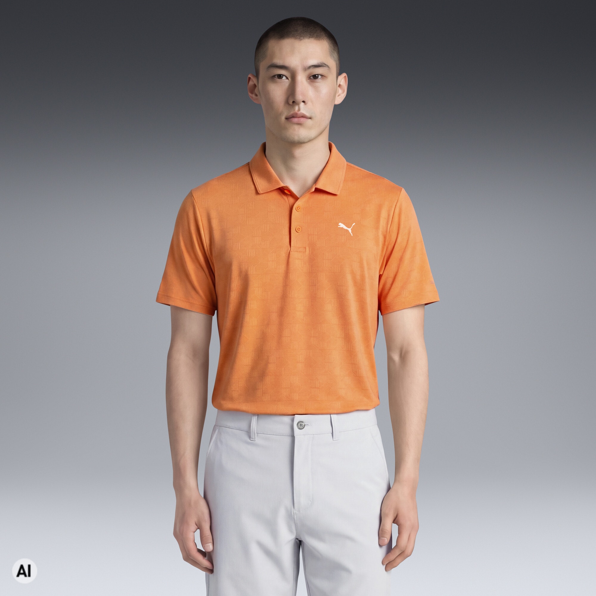 PUMA Poloshirt »MATTR Deco Jacquard Golfpolo Herren«