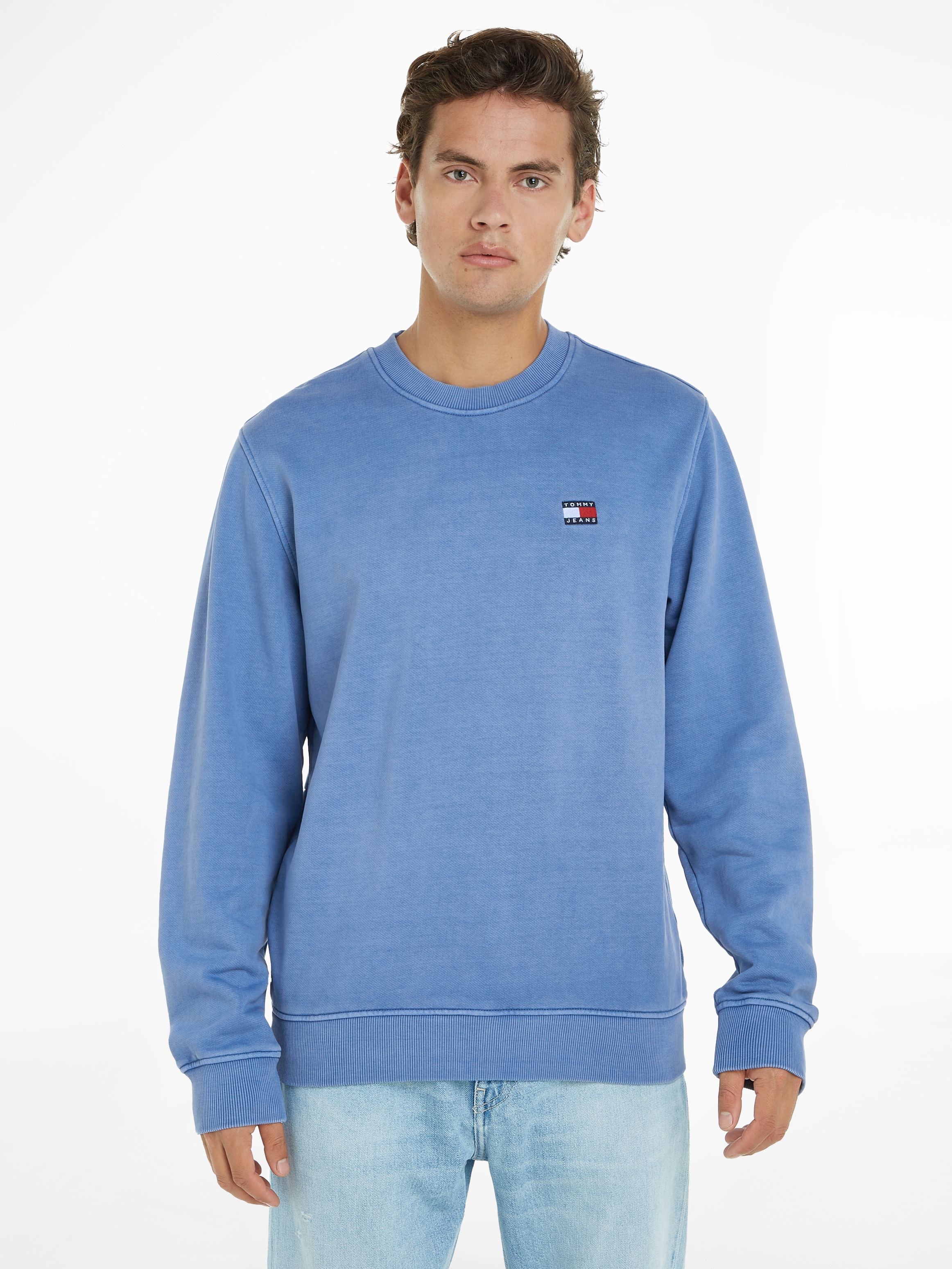 Tommy Jeans Sweatshirt "TJM REG WASHED BADGE CREW" günstig online kaufen