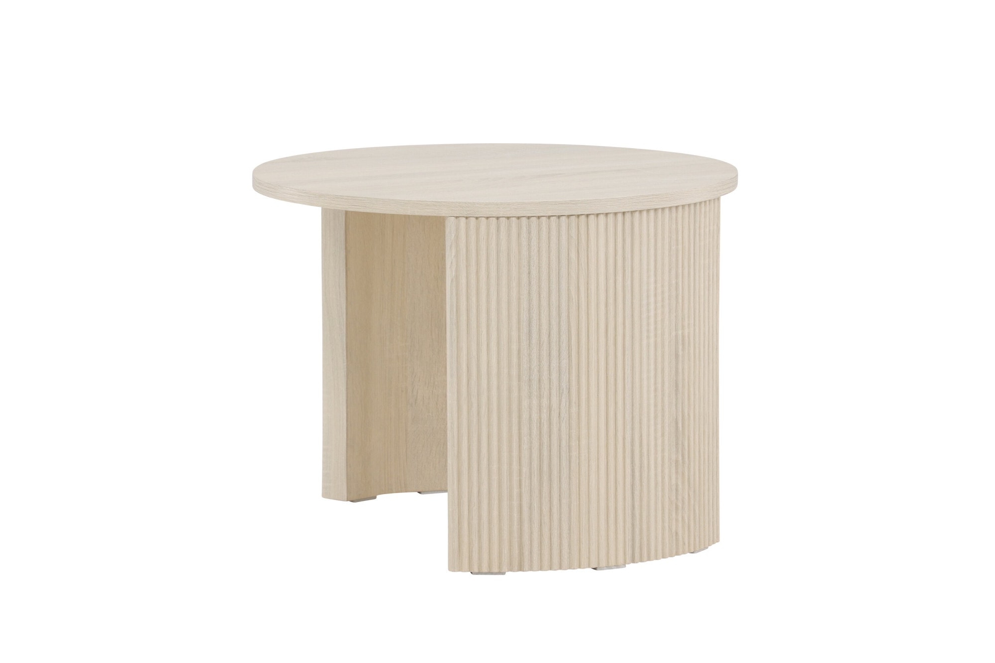 Venture Home Couchtisch Sofatisch, MDF, rund, abgerundet, kompakt, dezent, klassisch