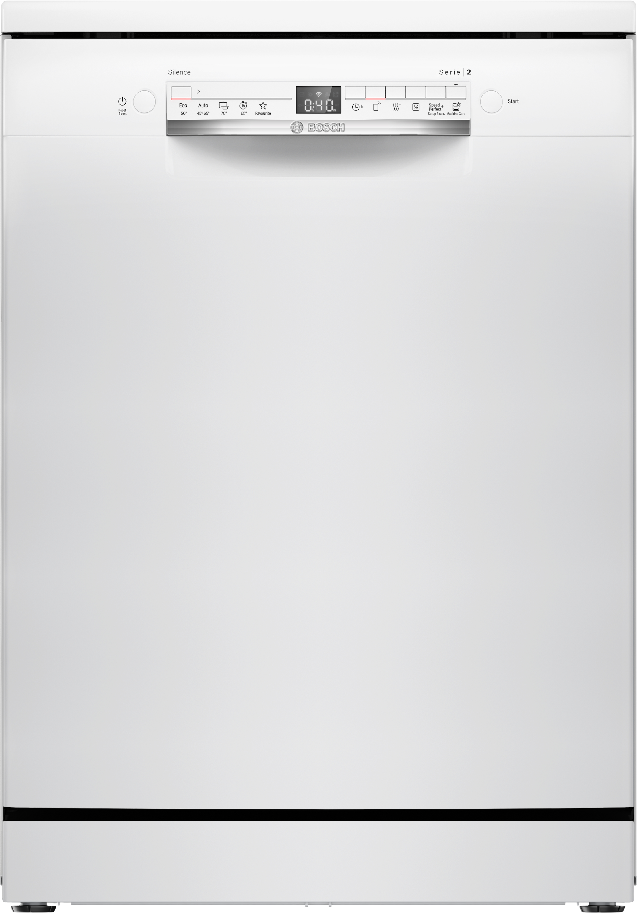 BOSCH Standgeschirrspüler Serie 2 »SMS2HTW08E« 13 tlg. Maßgedecke Geräuschreduktion bis zu 30 Minuten dank Silence on demand