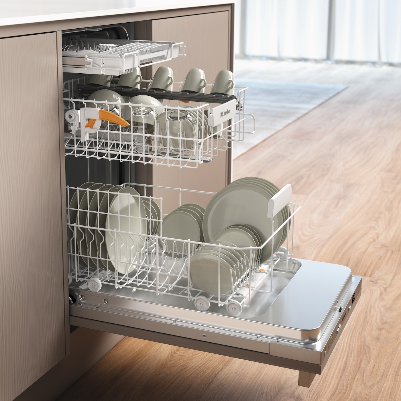 Miele vollintegrierbarer Geschirrspüler »G 5590 SCVi SL Active« 9 Maßgedecke