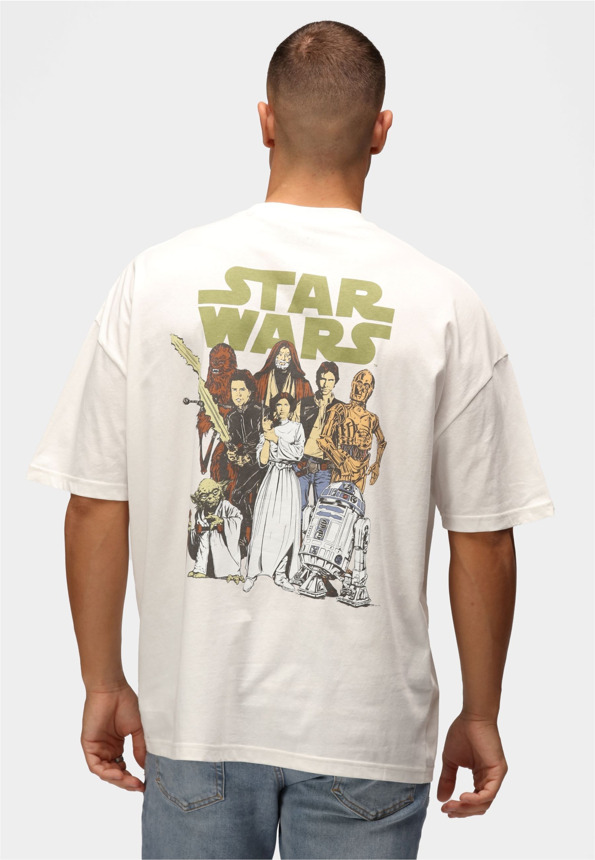 Recovered T-Shirt »Star Wars Icon Sketch Group«, (1 tlg.), mit ikonischen Star Wars-Charakteren