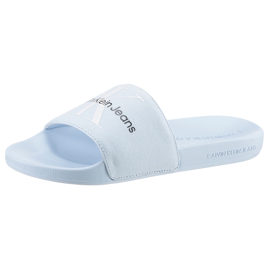 Calvin Klein Jeans Badepantolette »FANNY SLIDE MONOGRAM«