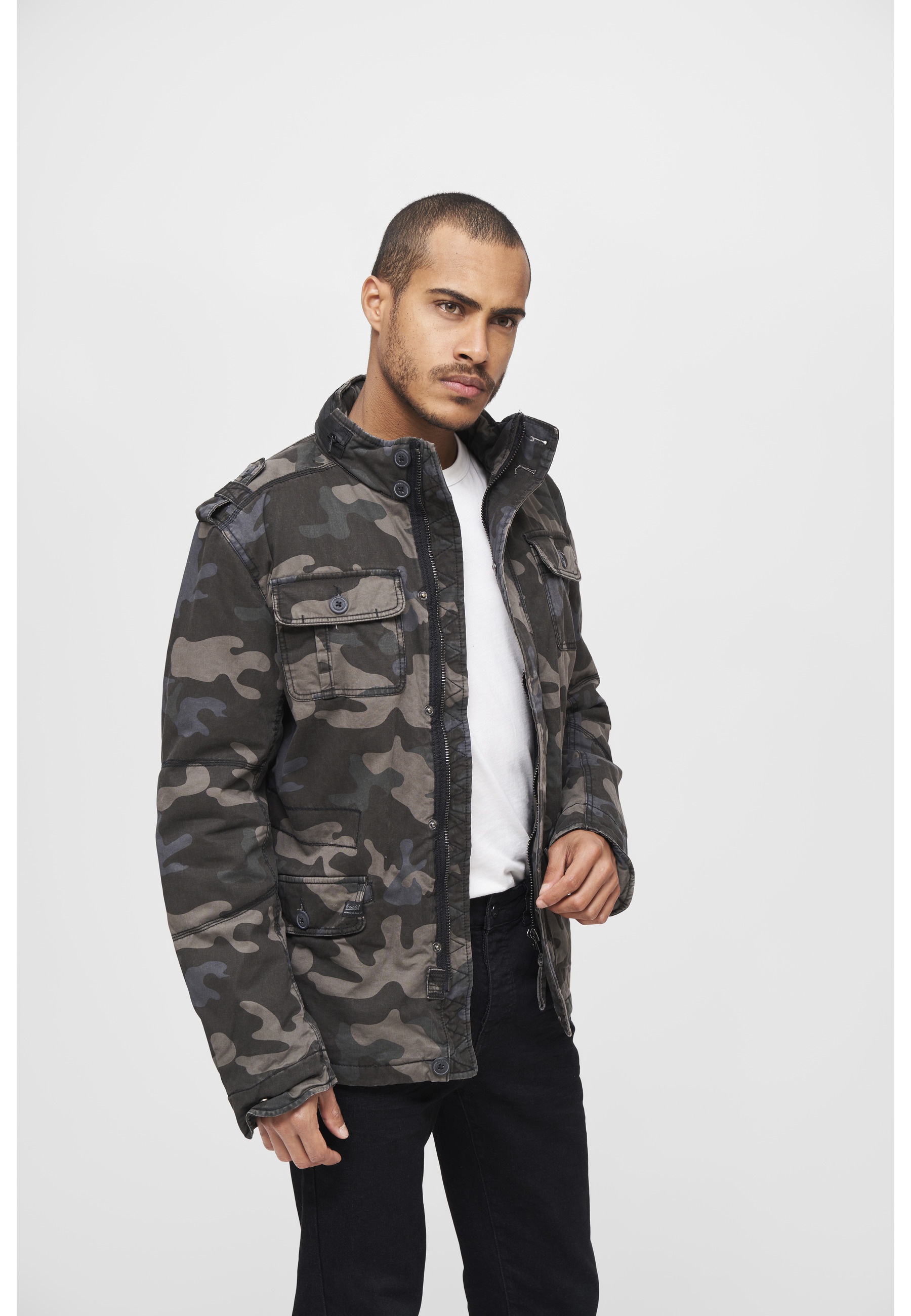 Brandit Allwetterjacke »Brandit Herren Britannia Winter Jacket« 1 Stk. tlg. ohne Kapuze