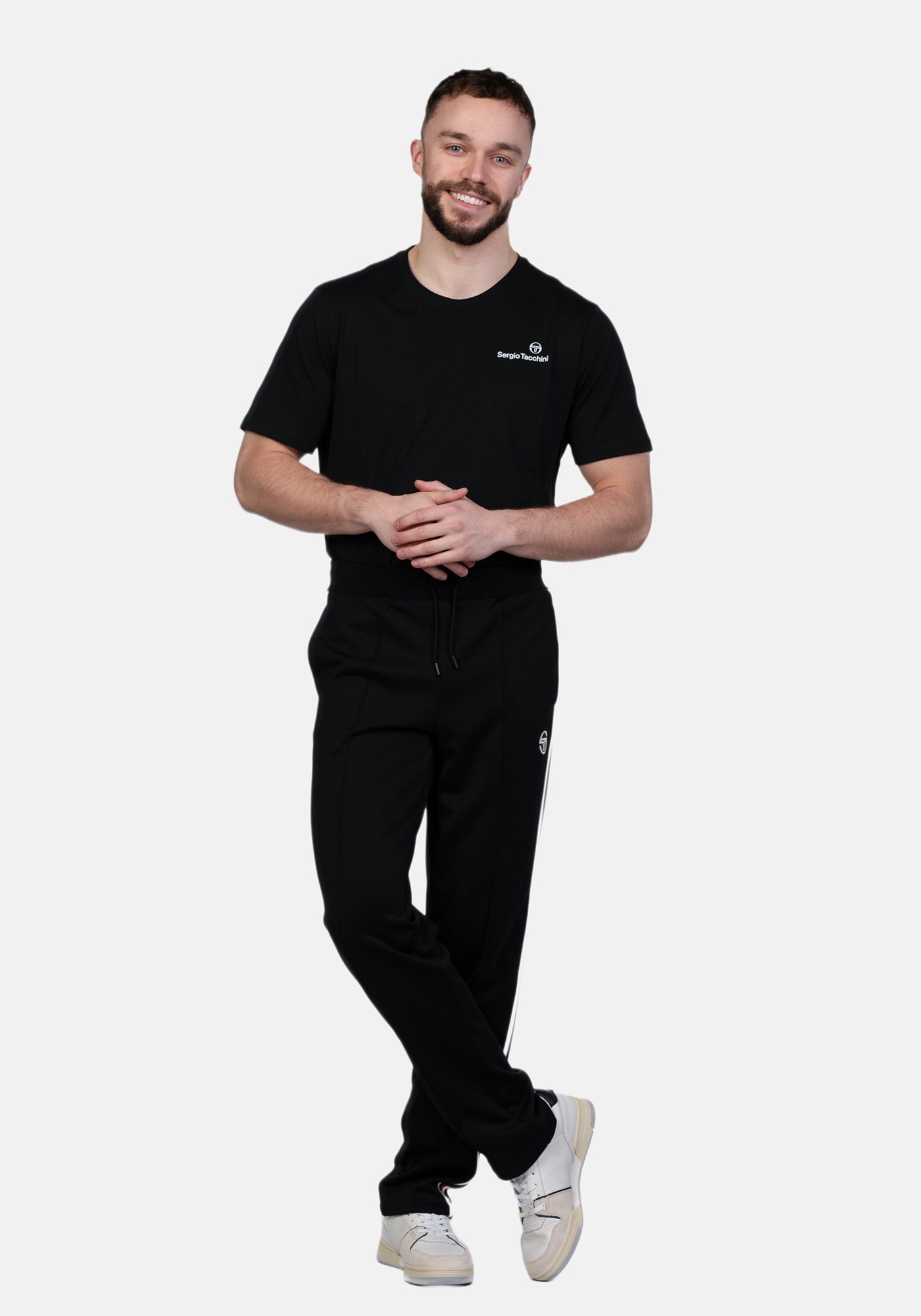 Sergio Tacchini Jogginghose »SPENCER VELOUR TRACK PANTS Herren«, Trainingshose Herren, Jogginghose, Retro, Sporthose, Streetwear, Sale