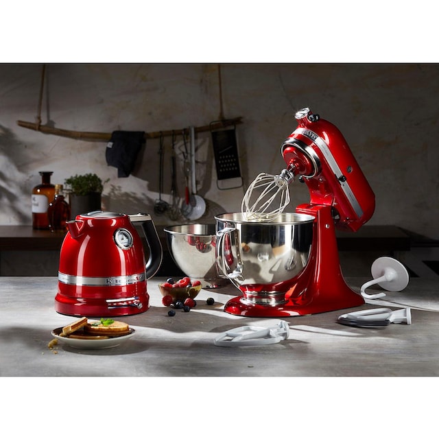 KitchenAid Küchenmaschine »5KSM175PSECA LIEBESAPFEL-ROT«, Gratis  Wasserkocher, 2. Schüssel, Flexirührer (Wert ca. 347,-UVP) per Rechnung |  BAUR