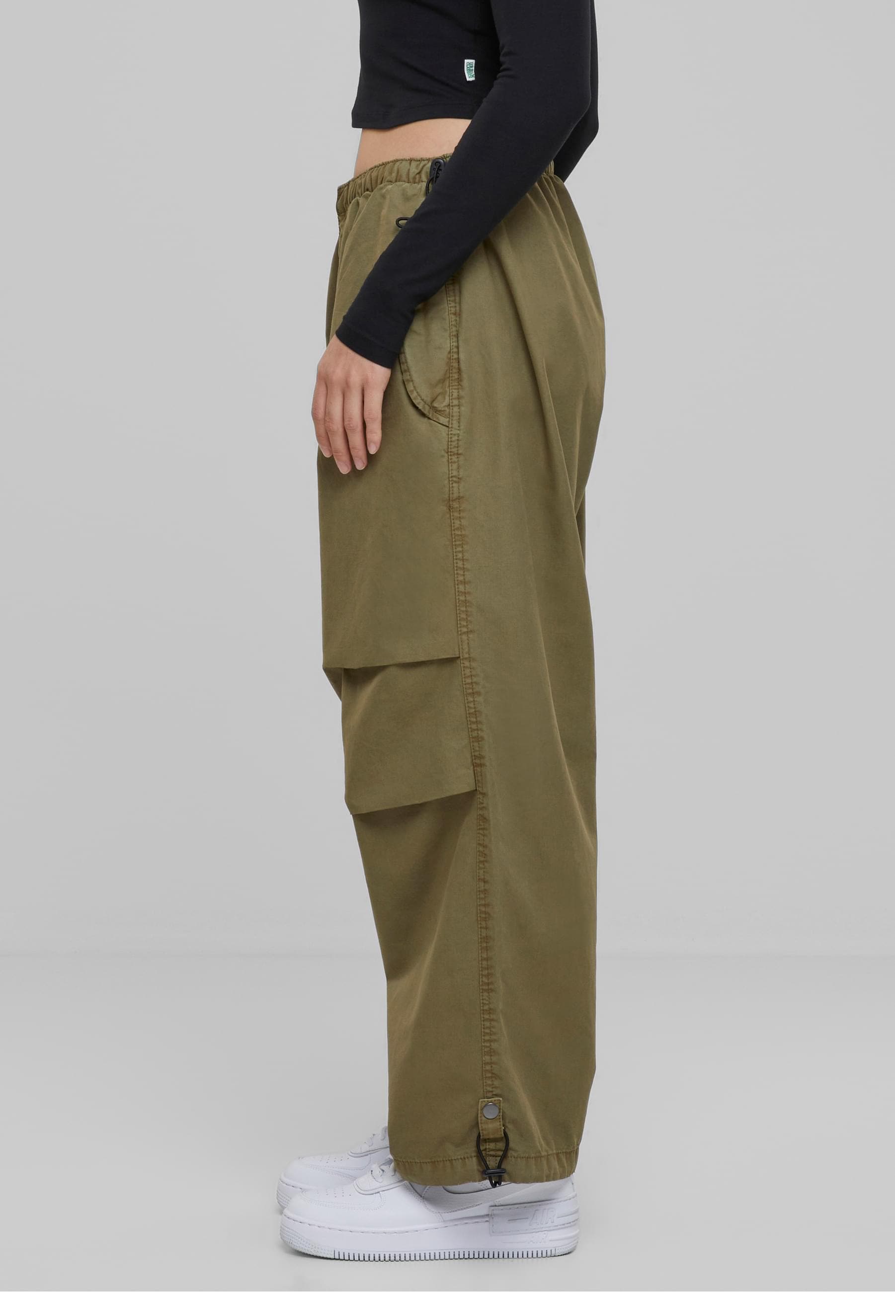 URBAN CLASSICS Pants«, tlg.) Jerseyhose Cotton bestellen | BAUR Ladies für »Damen (1 Parachute