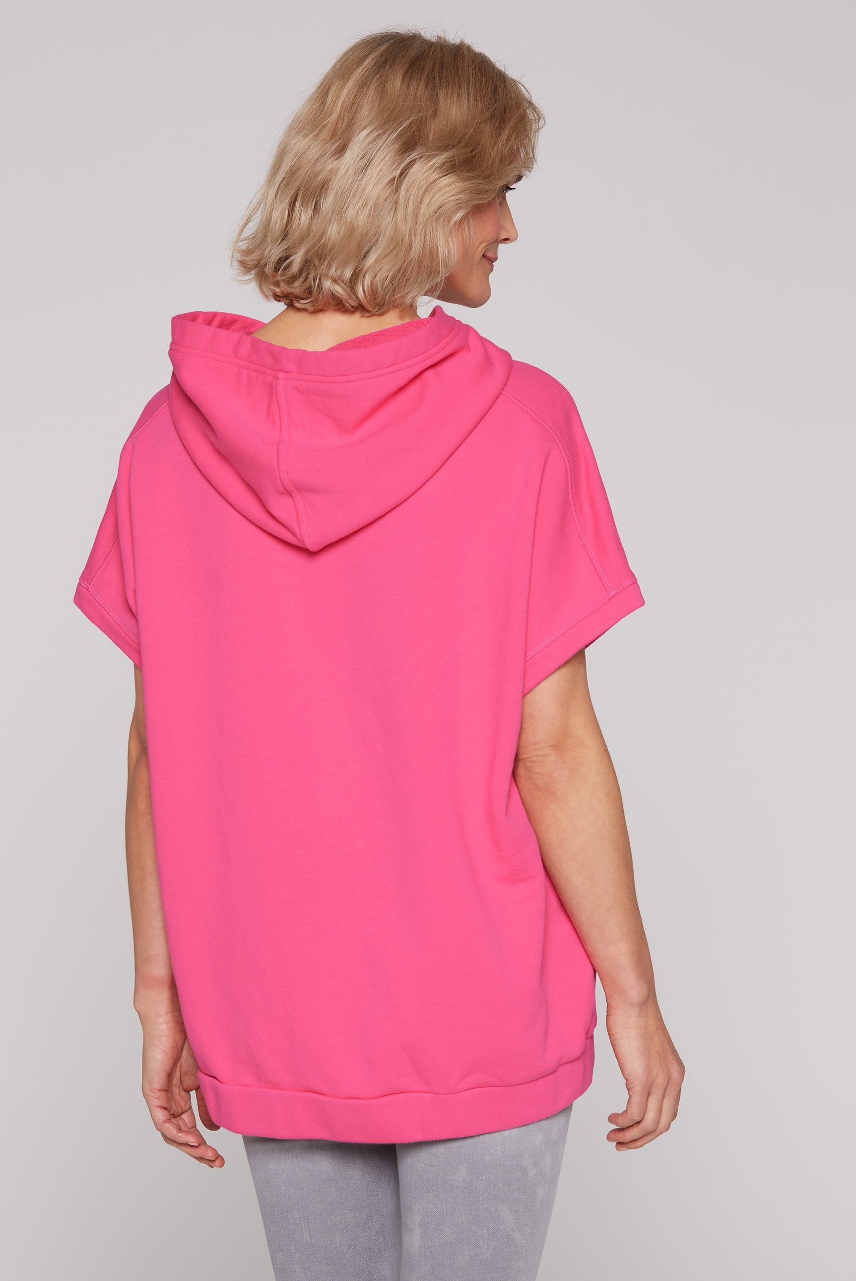 SOCCX Kapuzensweatshirt, mit Gummizug im Saum