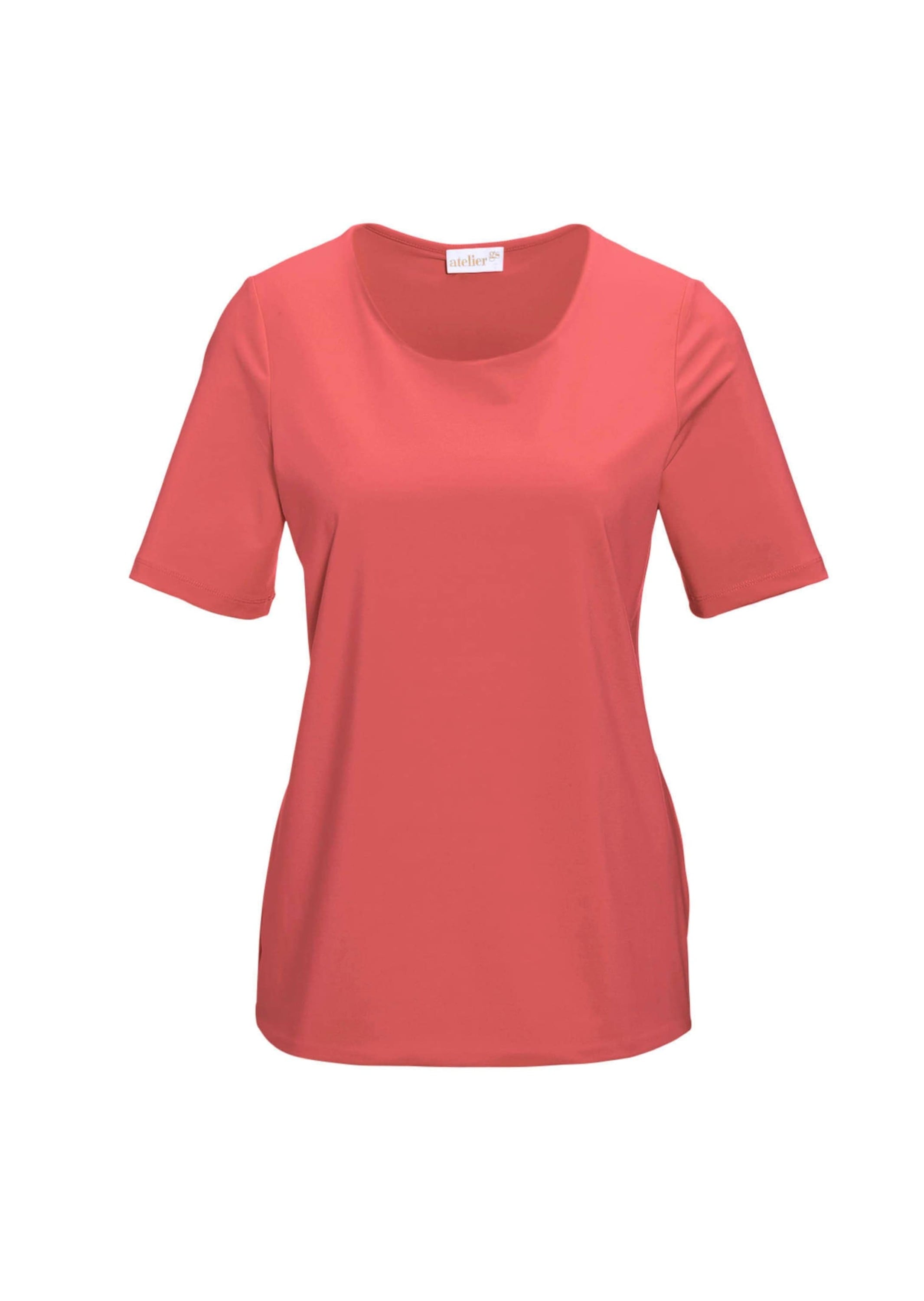 GOLDNER Damen Langarm-Poloshirt "Gepflegtes Shirt in formstabiler Ware", rot, Gr. 48, Obermaterial: 82% Polyester PES. 18% Elasthan EL., Shirts, Ohne