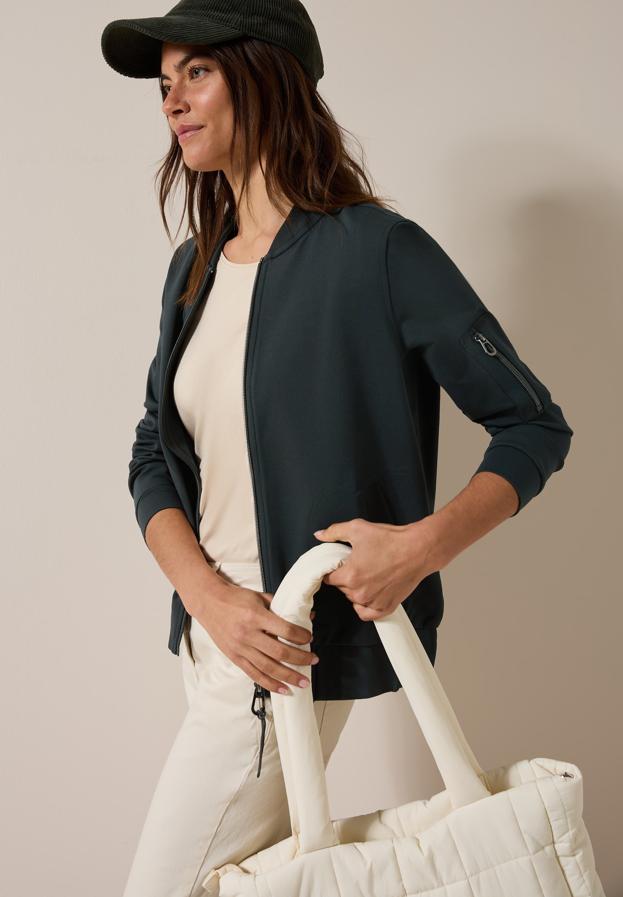 Cecil Blouson, mit Zipper Detail günstig online kaufen