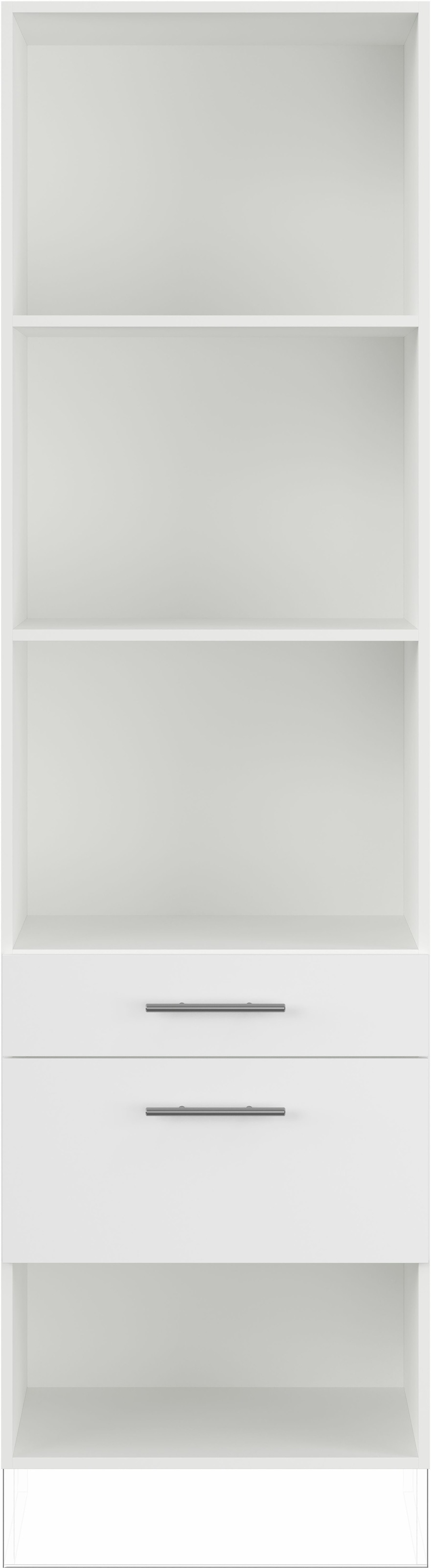 IMPULS KÜCHEN Seitenschrank »"Valencia", Breite/Höhe: 60/205,1 cm, mit Soft-Close«, vormontiert, mit Schubkasten, mit Auszug, mit verstellbaren Fachböden
