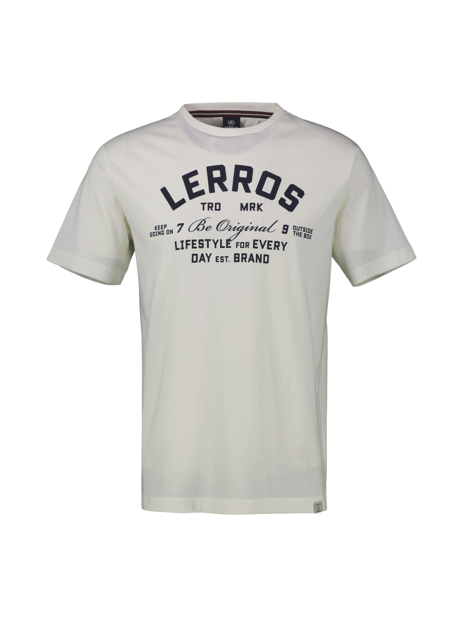 LERROS T-Shirt "Sommerliches T-Shirt mit Print" günstig online kaufen