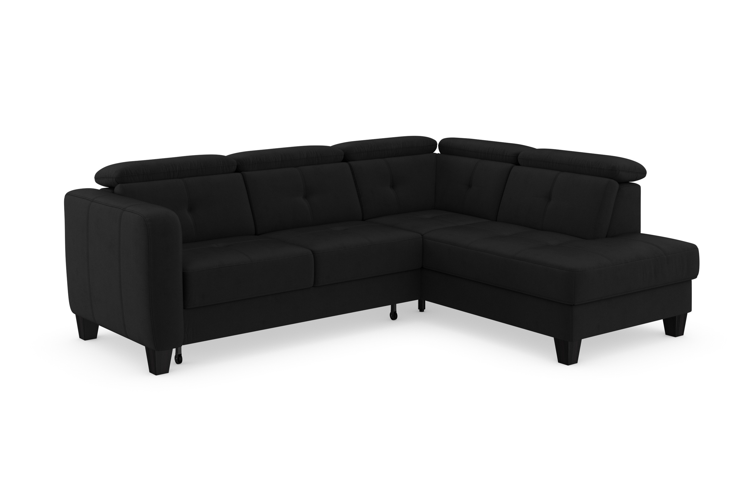 Thumbnail - sit&more Ecksofa "Belluci L-Form", inklusive Federkern, wahlweise mit Bettfunktion und Bettkasten