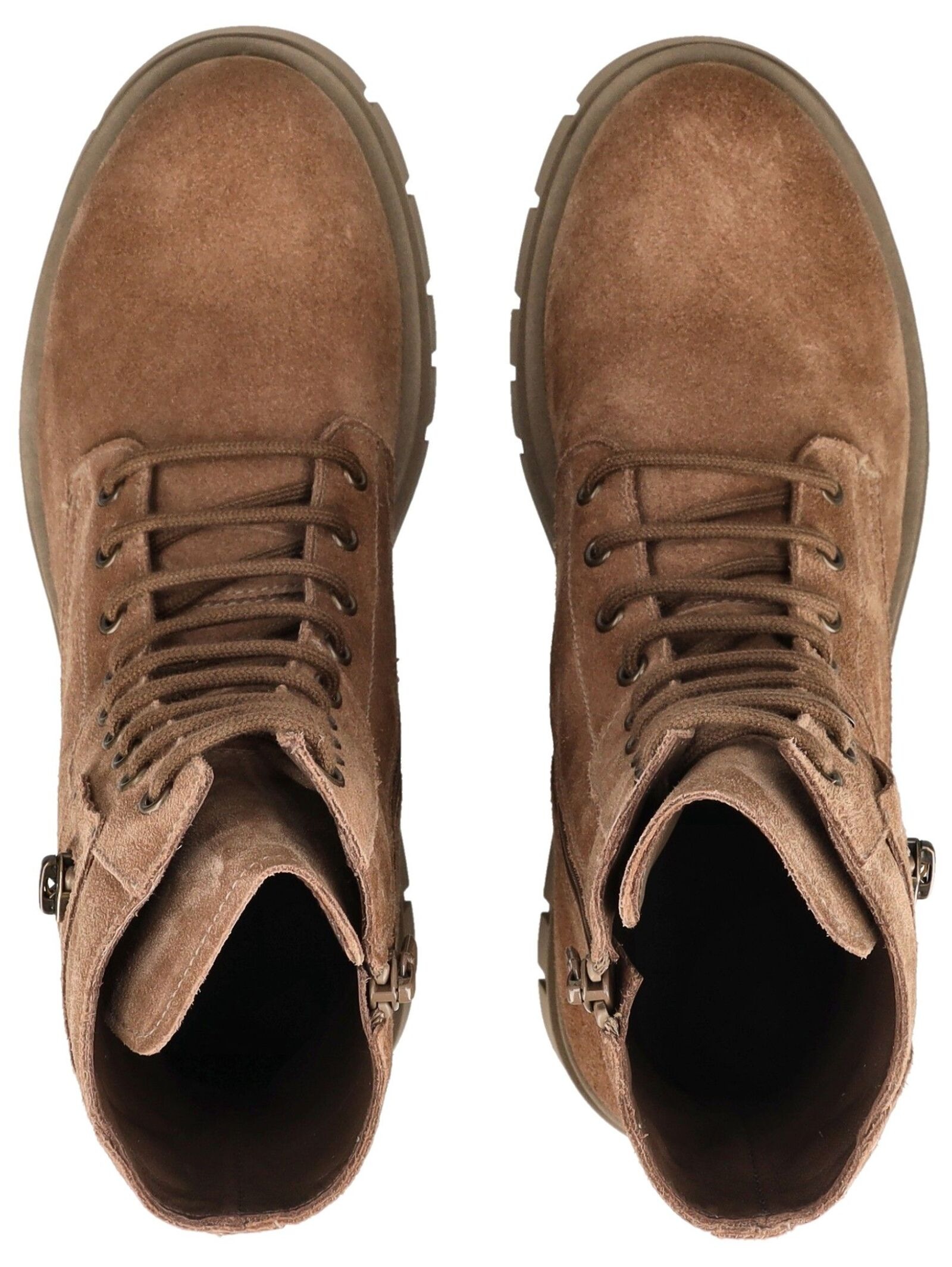 Nero Giardini Schnürstiefelette »Nero Giardini Stiefelette Veloursleder/Textil«