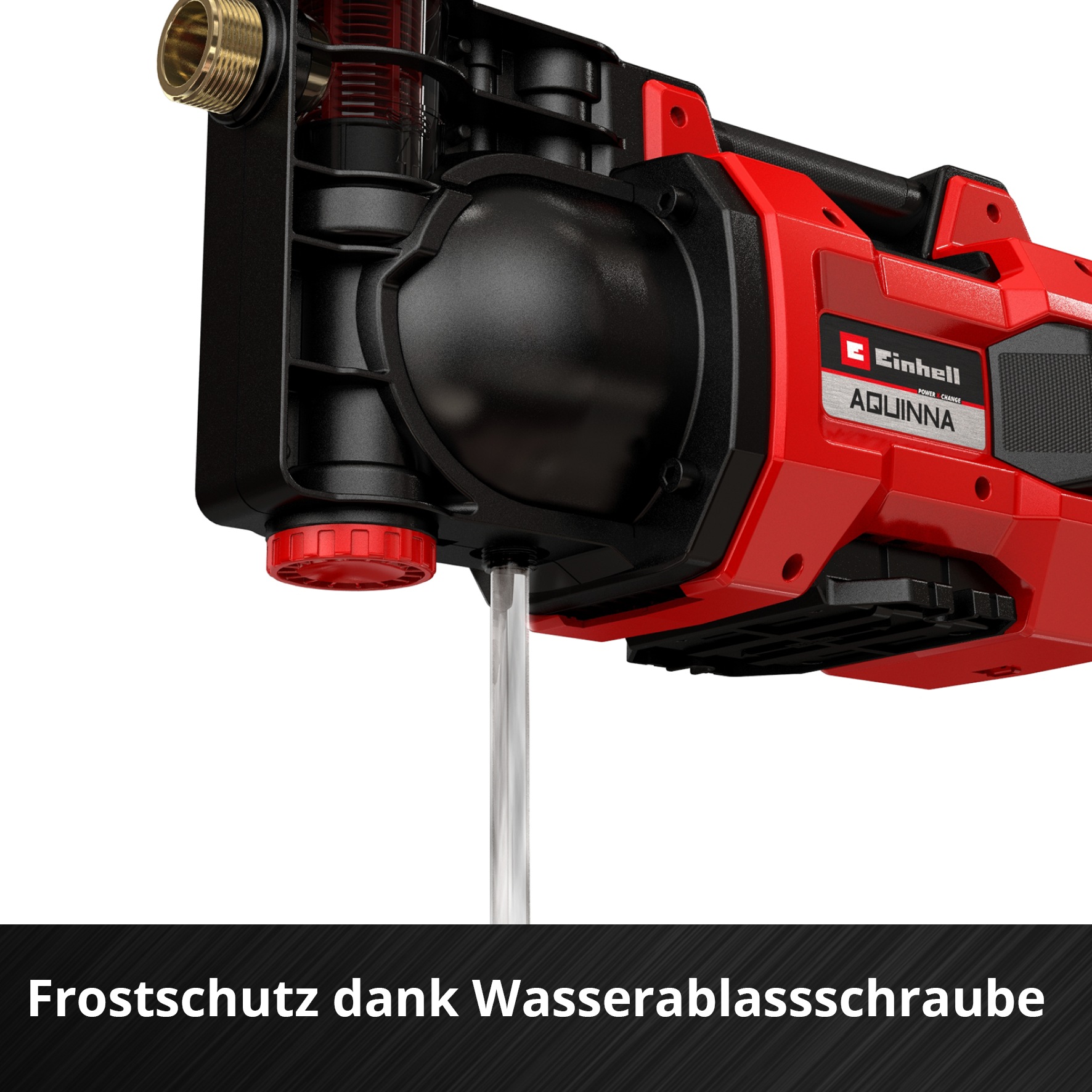 Einhell Akku-Gartenpumpe »AQUINNA 18/30 F LED« 3.000 l/h, Power X-Change, ohne Akku und Ladegerät