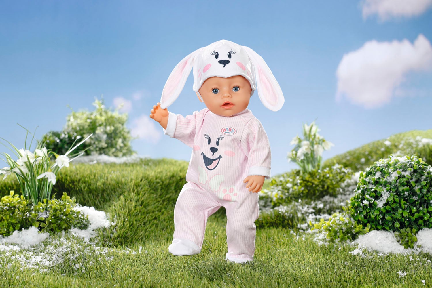 Baby Born Puppenkleidung »Häschen Kuschelanzug, 43 cm«