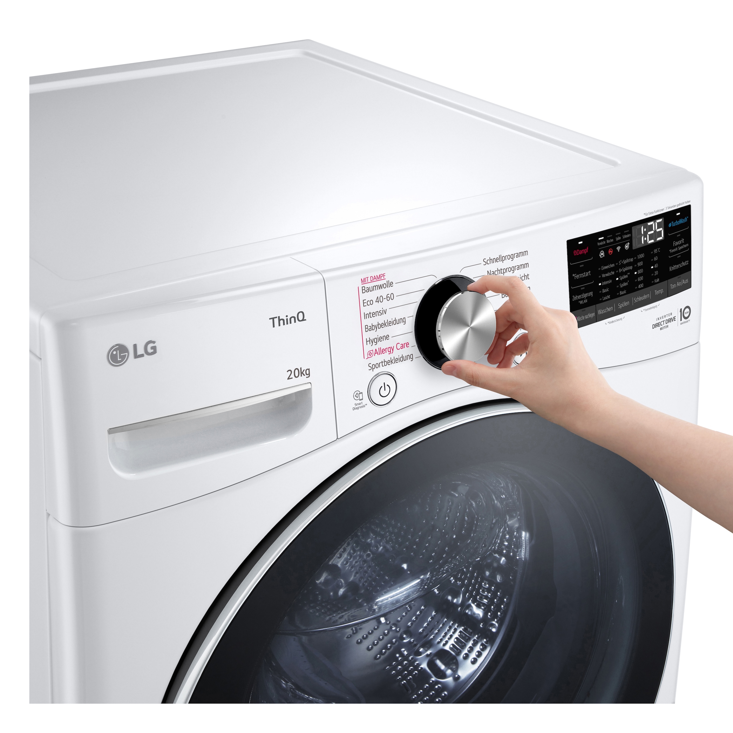 LG Waschmaschine Big Capacity »F0WVT202«, 20 kg, 1000 U/min