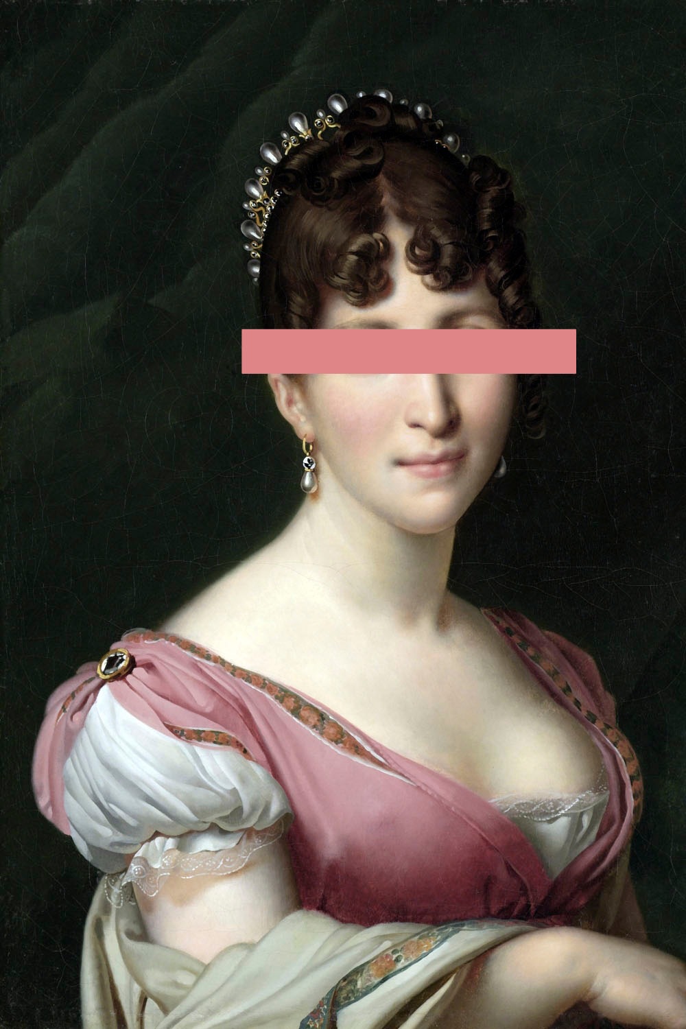 queence Acrylglasbild "Frau mit Farbklecks" Bilder von Frauen  Formen  Frau günstig online kaufen