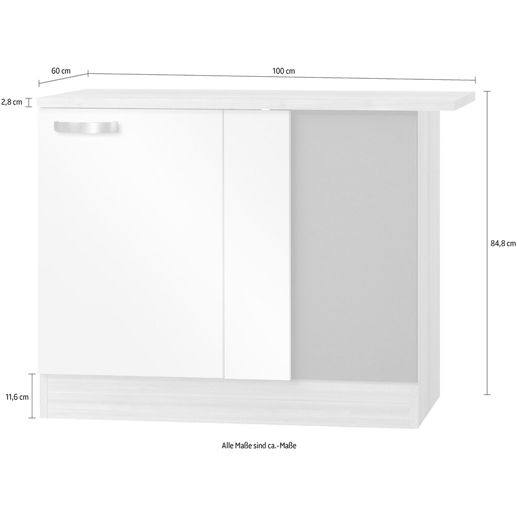 OPTIFIT Eckunterschrank »Faro«