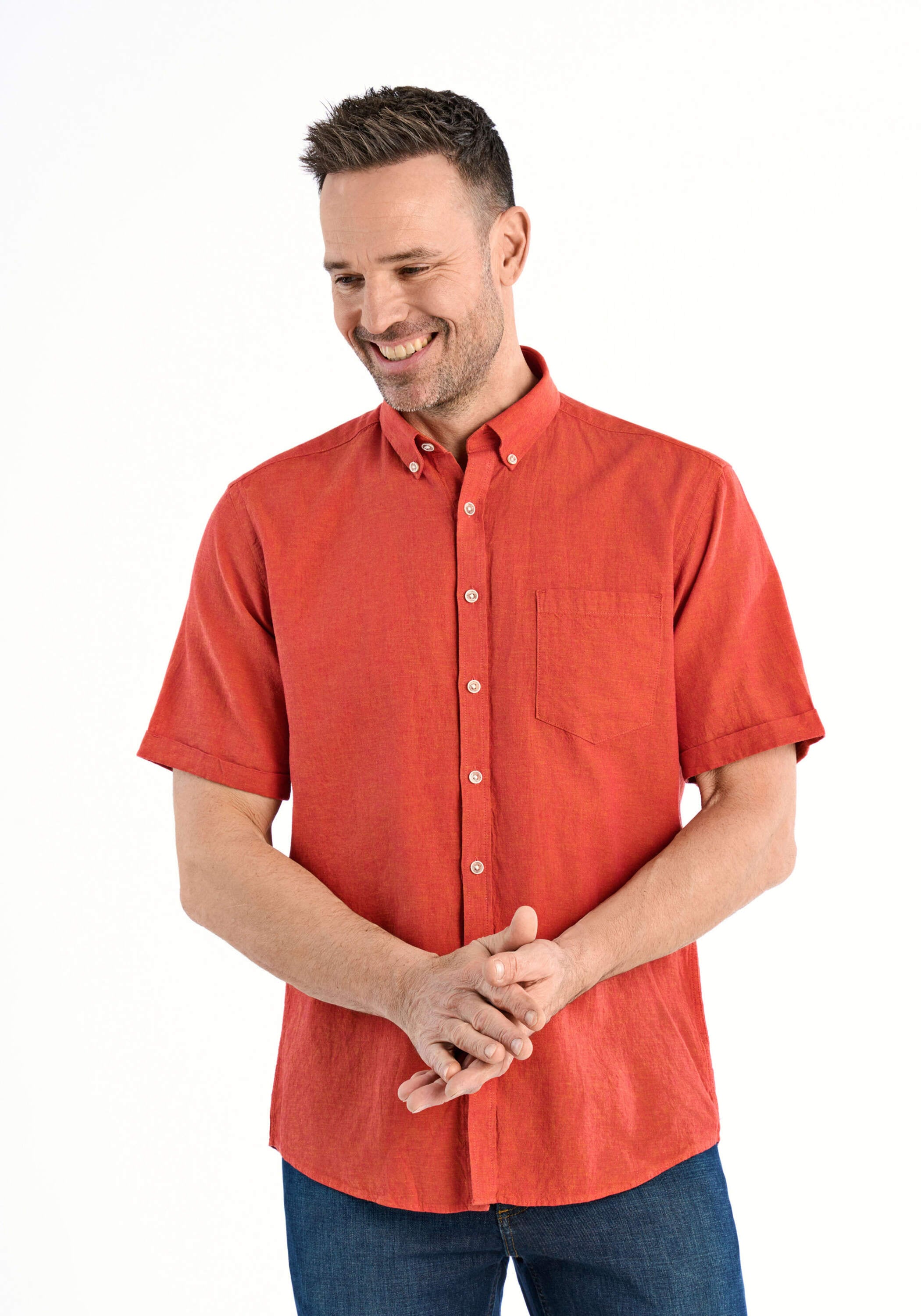 JACK’S "Leinenhemd (Kurzarm) Regular Fit"