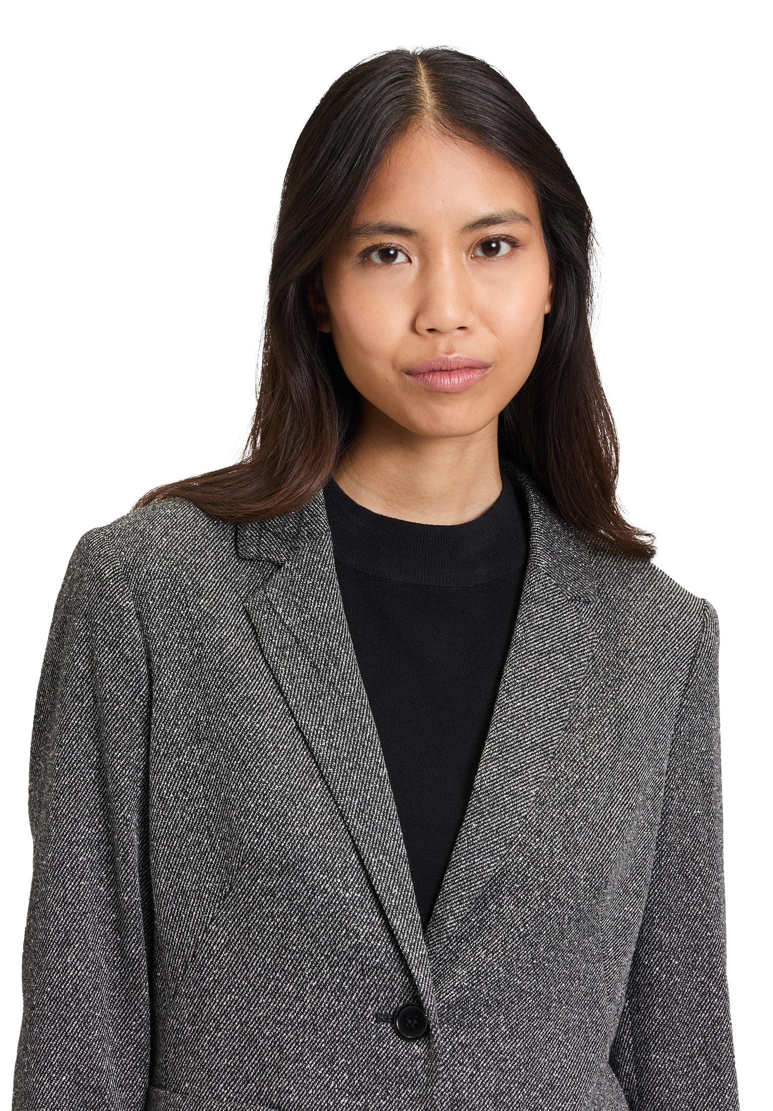 Betty Barclay Kurzblazer »Betty Barclay Blazer-Jacke langarm«, Material