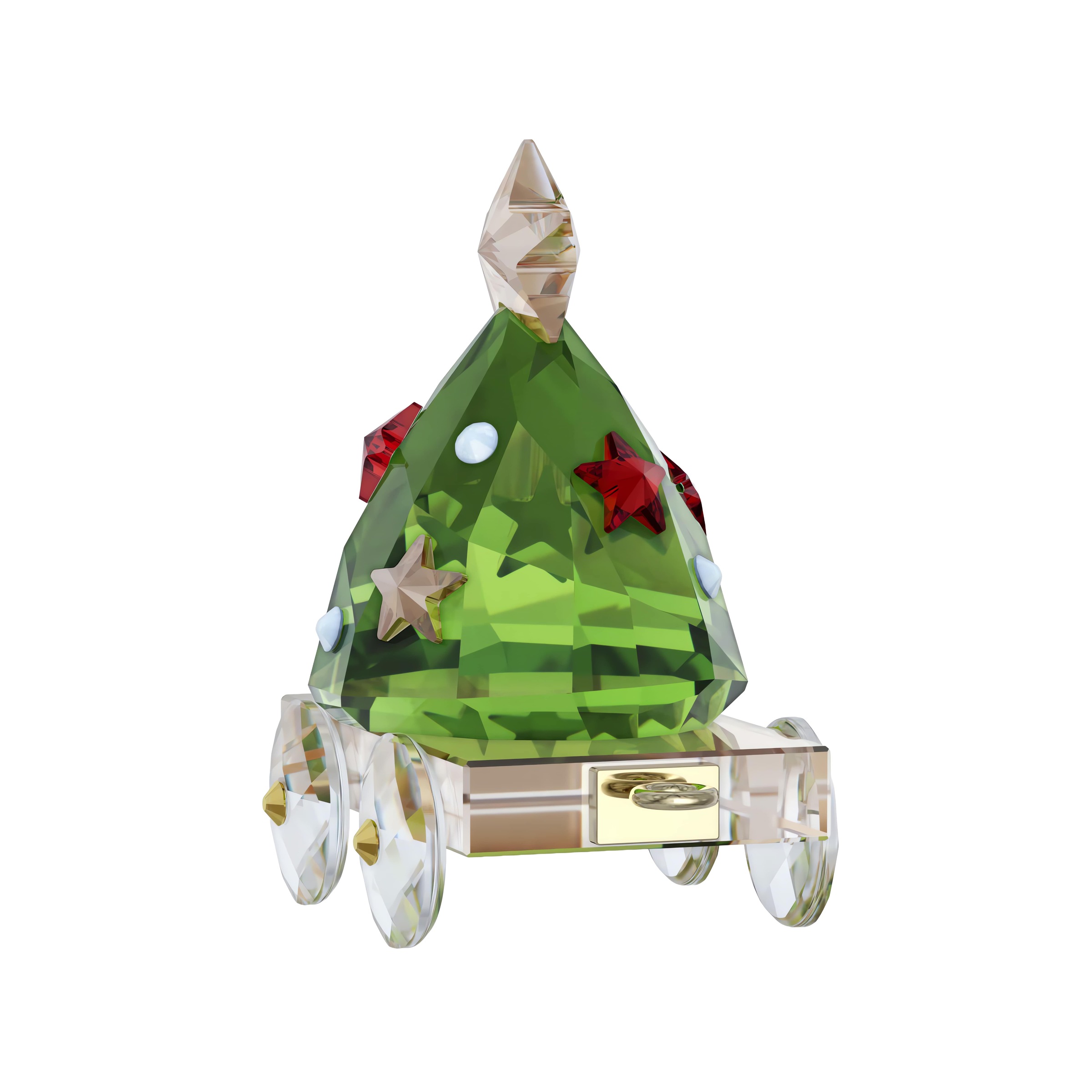 Swarovski Weihnachtsfigur »Kristallfigur Sammelfigur Dekofigur Waggon Jahresausgabe 2026« Swarovski® Kristall