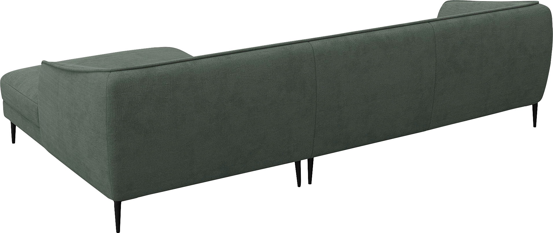 FLEXLUX Ecksofa »Belle Designsofa, L-Form, B/T 288/149 cm«, Skandinavisches Design, In hochwertiger Verarbeitung