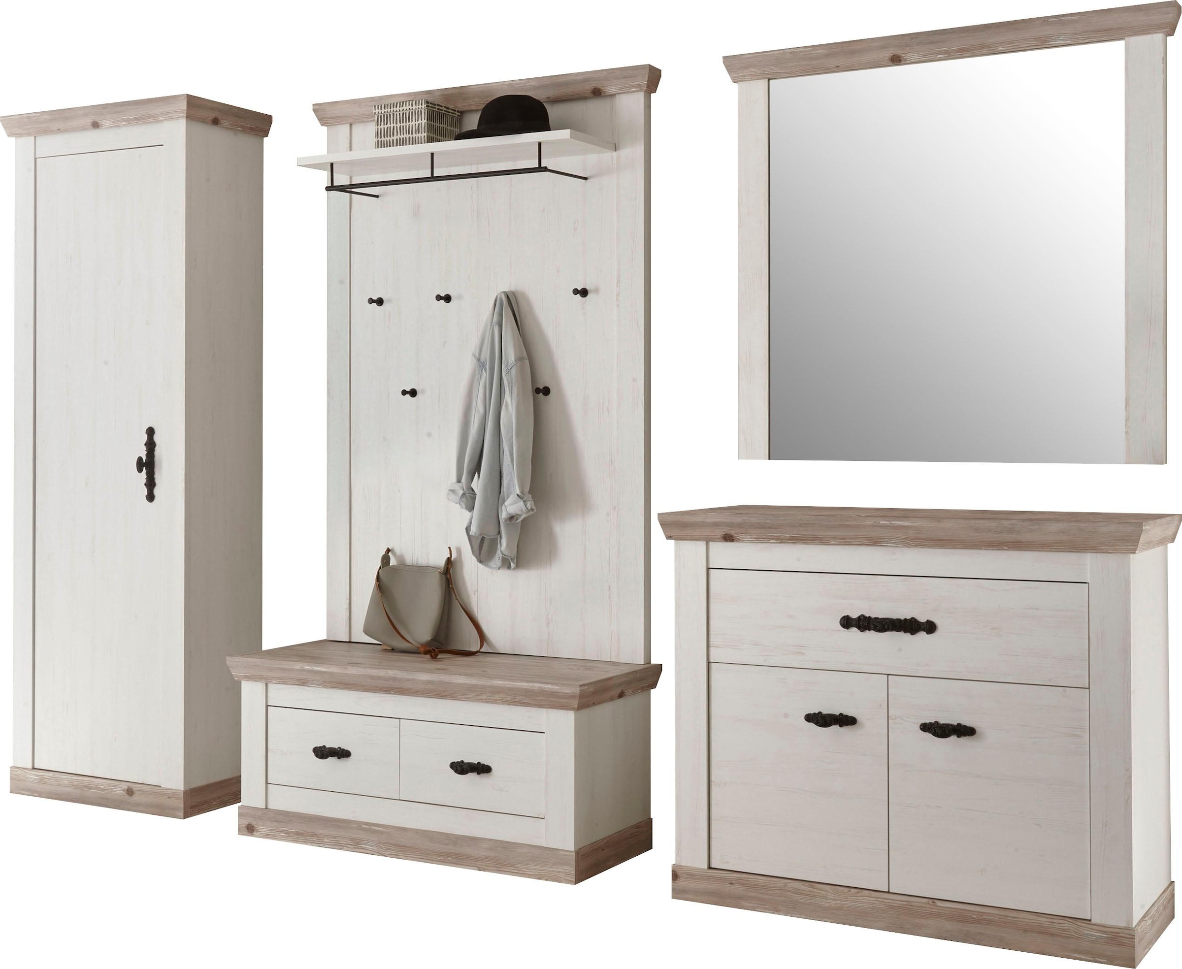 Home affaire Garderoben-Set "Florenz" 6 tlg. mit Kissen, 5 Stk. tlg. günstig online kaufen