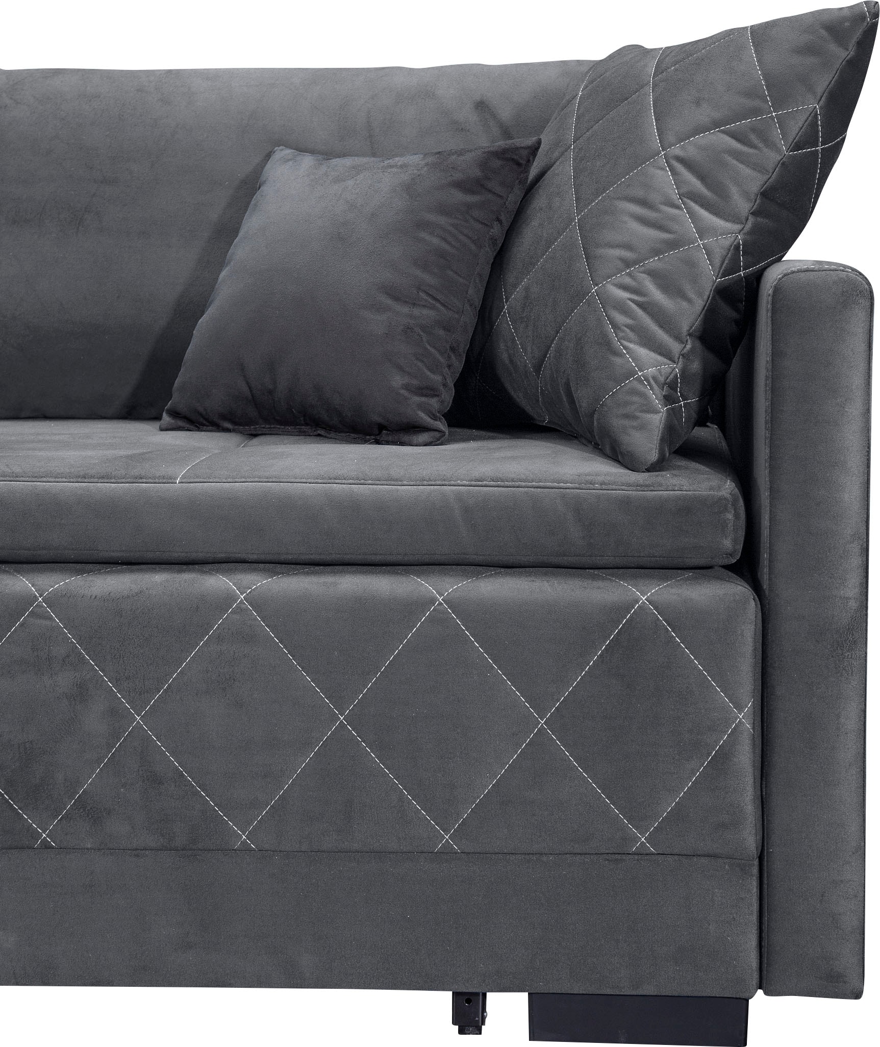 INOSIGN Schlafsofa »Potsdam«, mit Boxspringaufbau, Bettfunktion & Bettkasten, Dauerschlafsofa