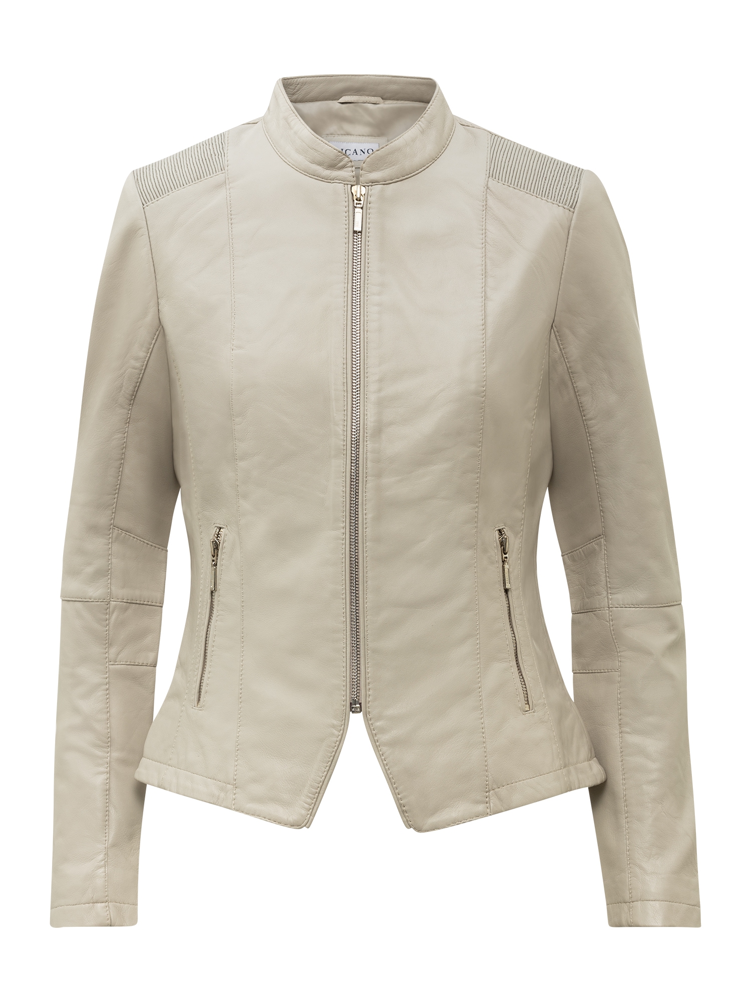 RICANO Kurzjacke "Lederjacke Abigale" Handgefertigt aus echtem Leder