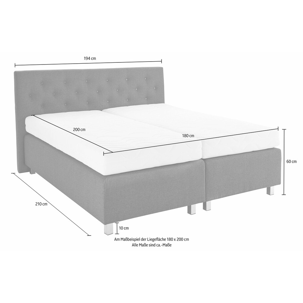 Westfalia Schlafkomfort Boxspringbett