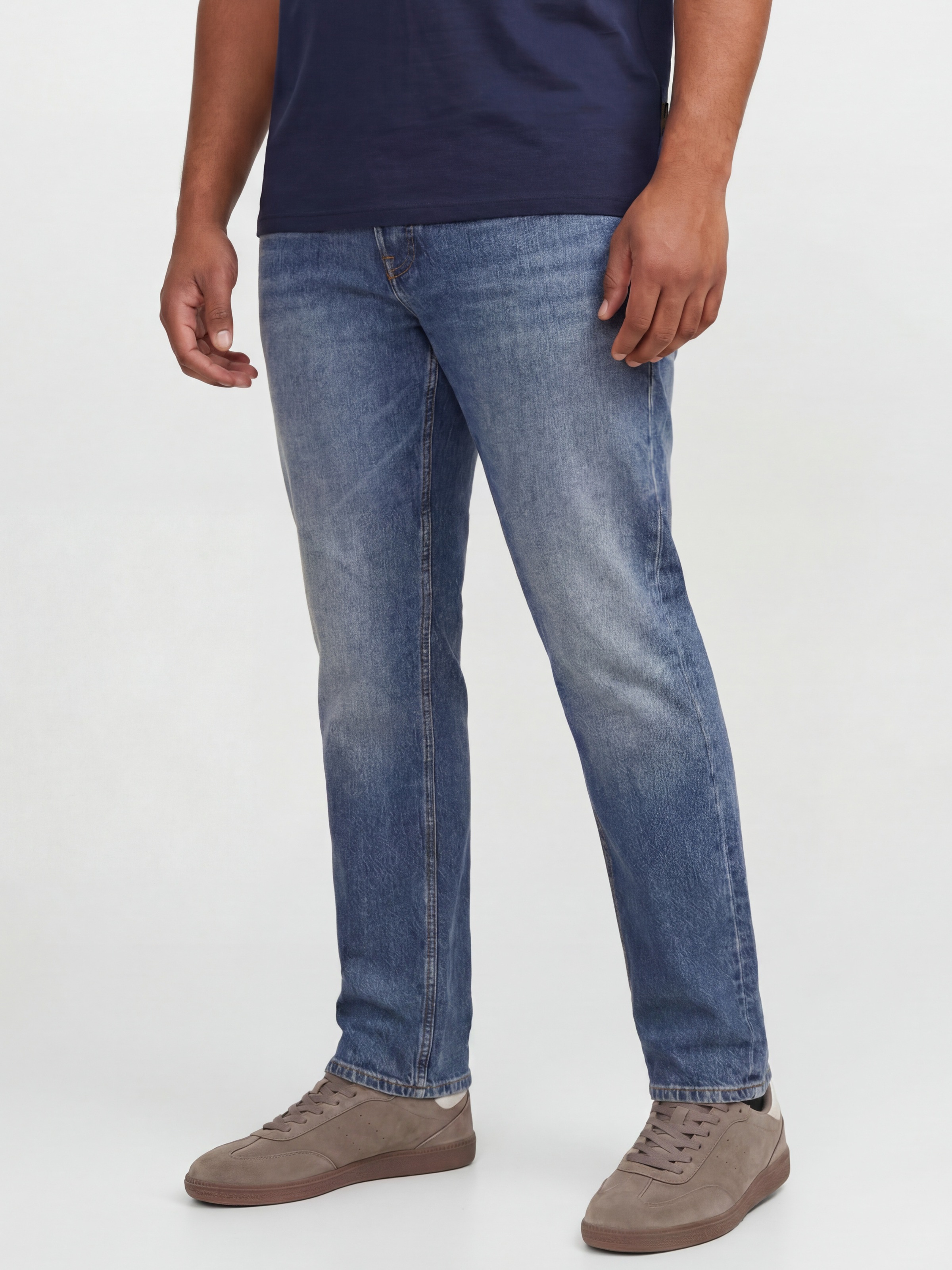 Jack & Jones PlusSize Comfort-fit-Jeans "JJIMIKE JJORIGINAL ST PLS" Baumwollmischung, comfort fit